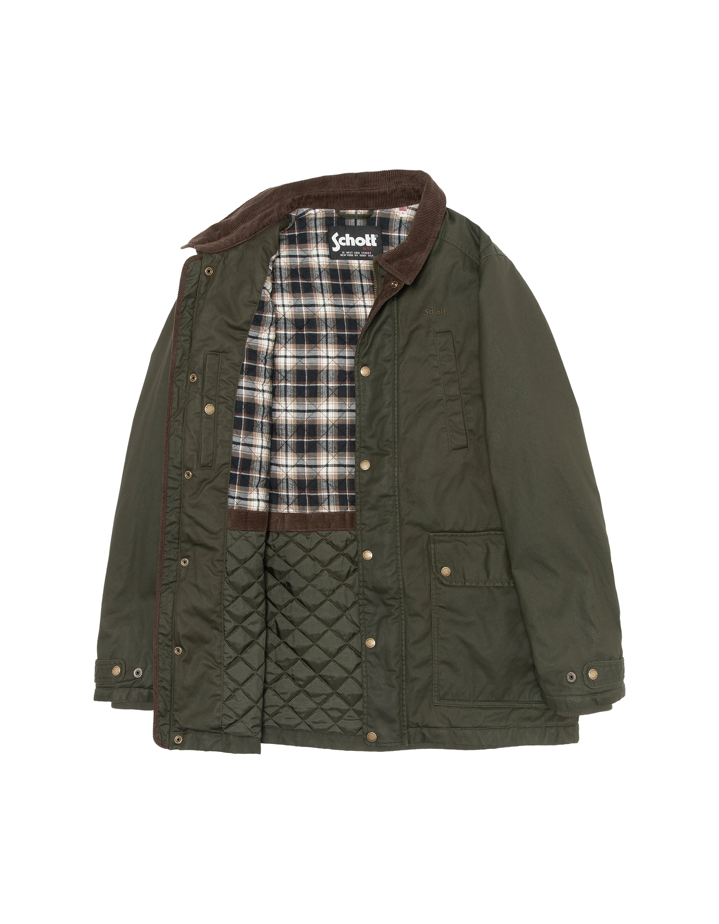 Veste farmer kaki foncé