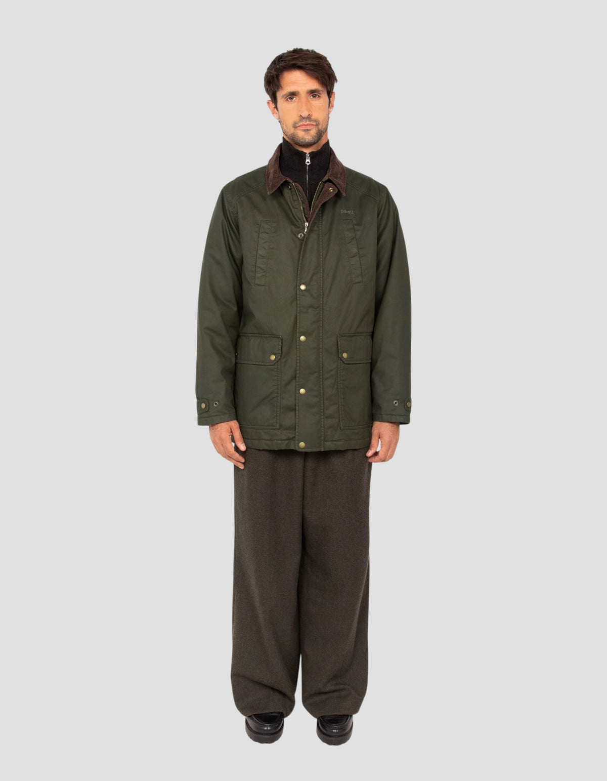 Veste farmer kaki foncé