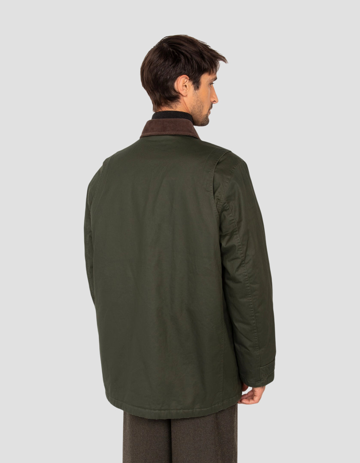 Veste farmer kaki foncé-6