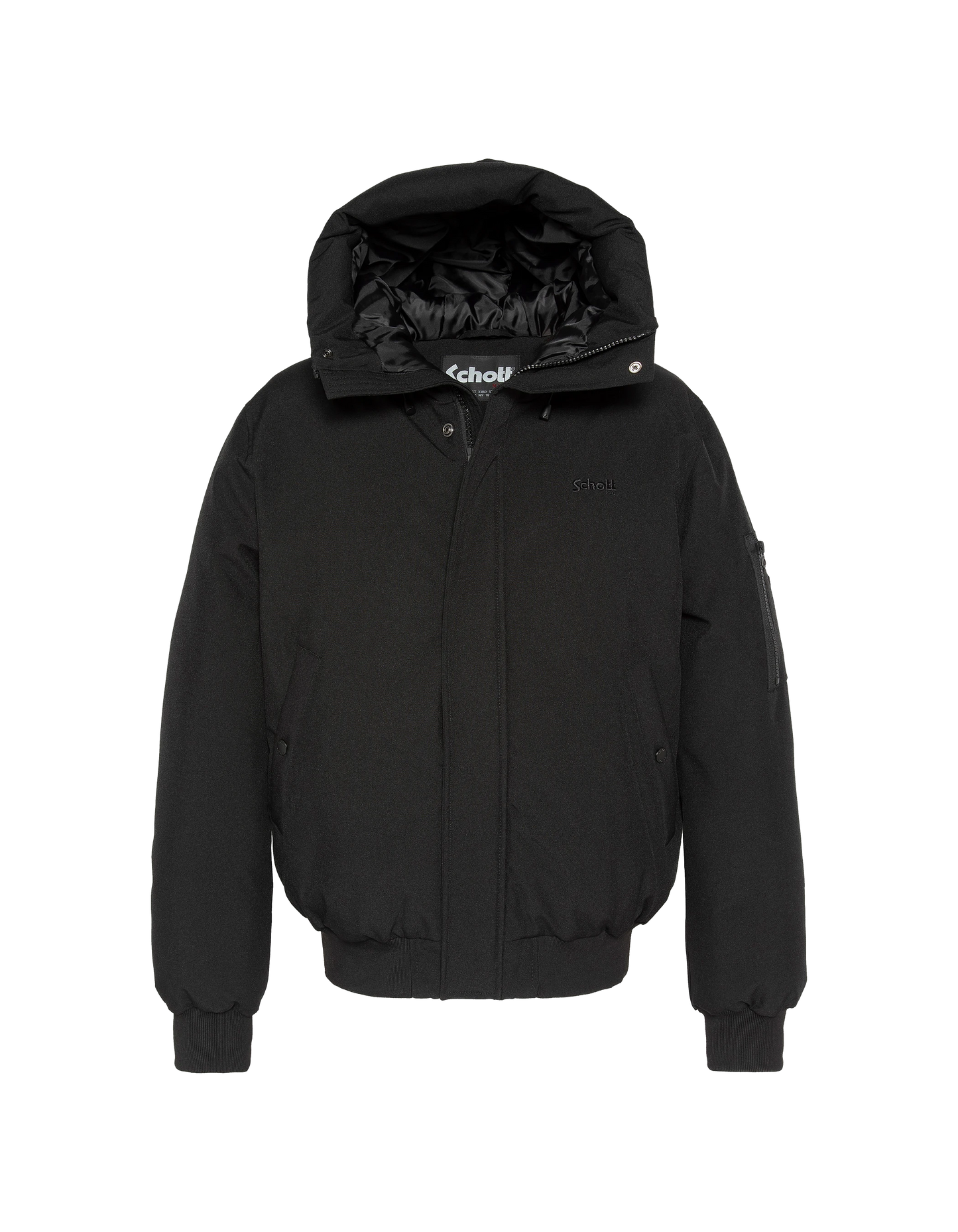 Giacca con cappuccio nero