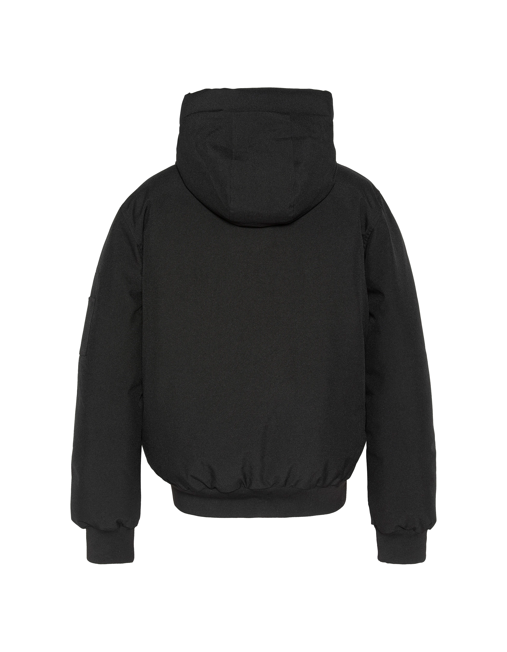 Giacca con cappuccio nero-9