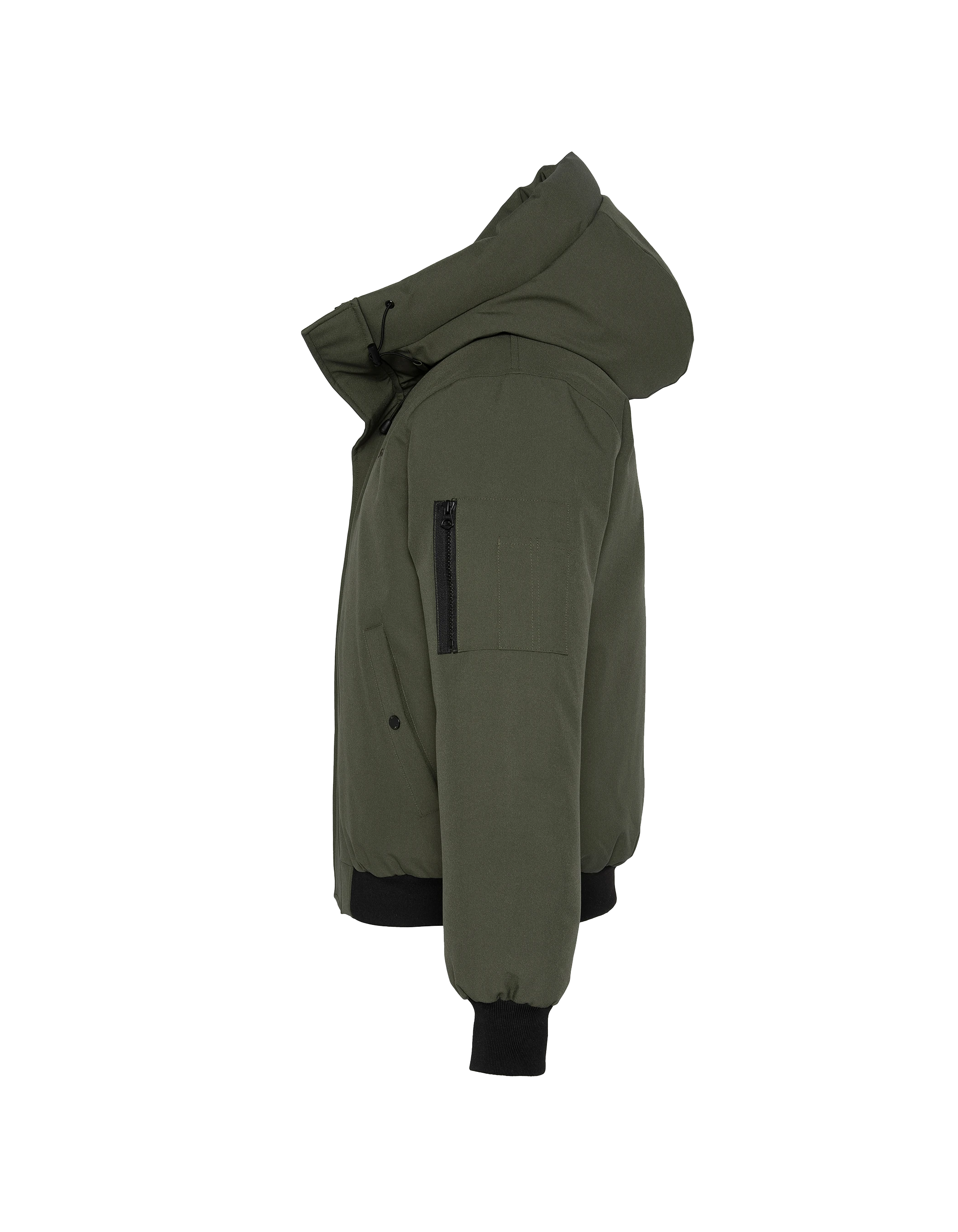Giacca kaki con cappuccio-9