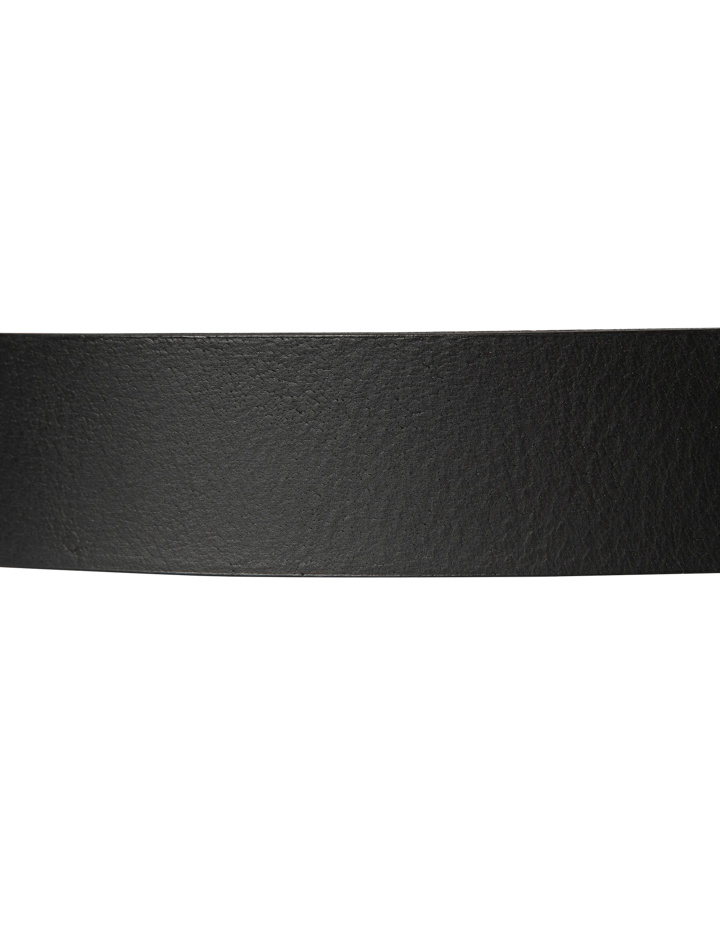 Vintage Schwarzgürtel mit perforierter Metallschnalle, Kuhspannenleder