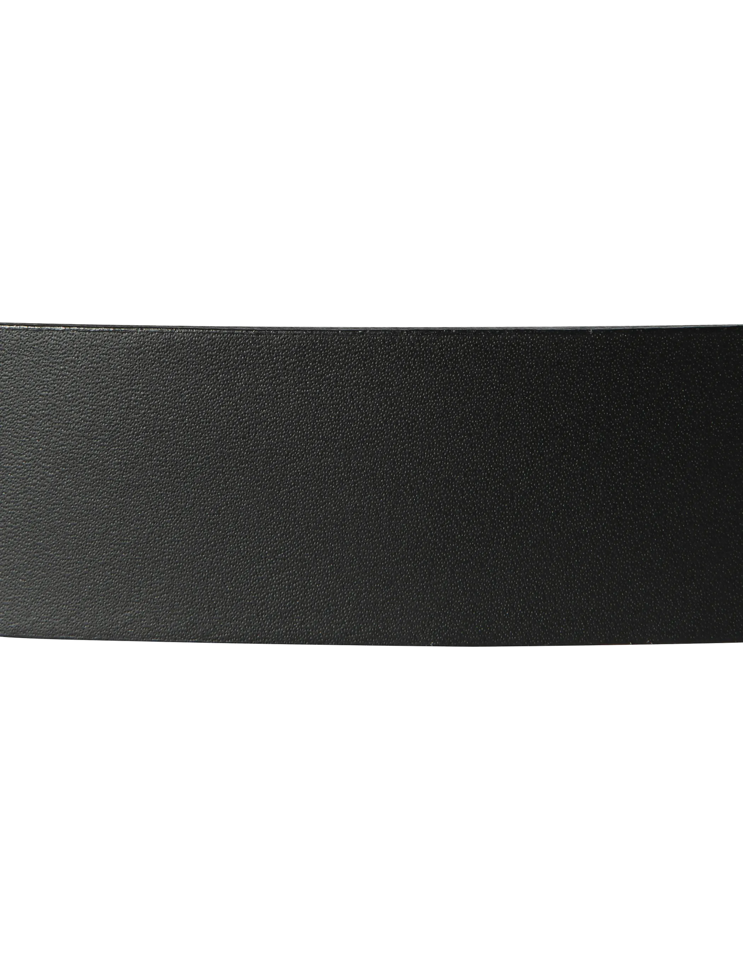 Cinturón negro y marrón reversible en la corteza de cuero de vaca