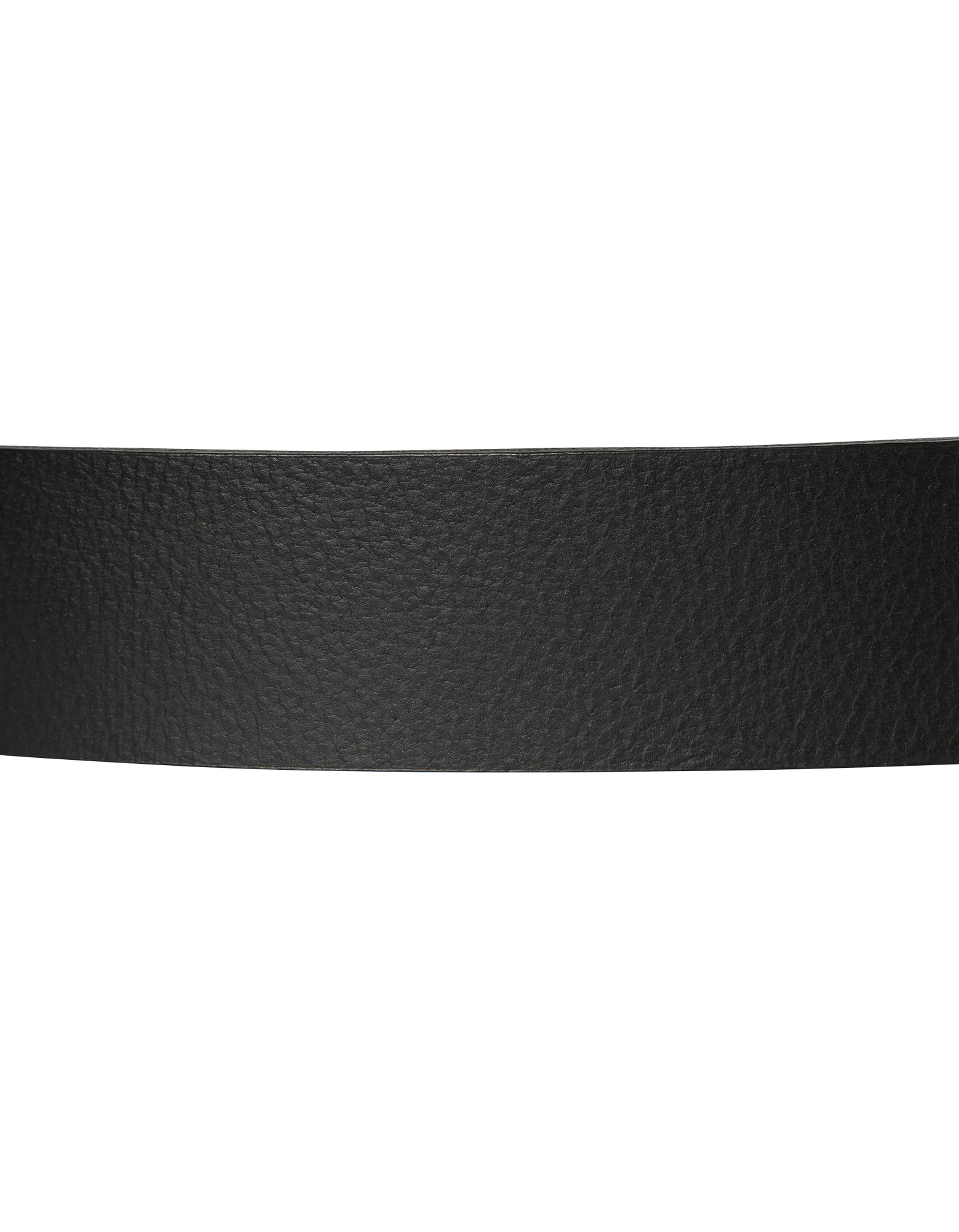 Cinturón negro con bucle grabado Schott NYC®, cuero de búfalo