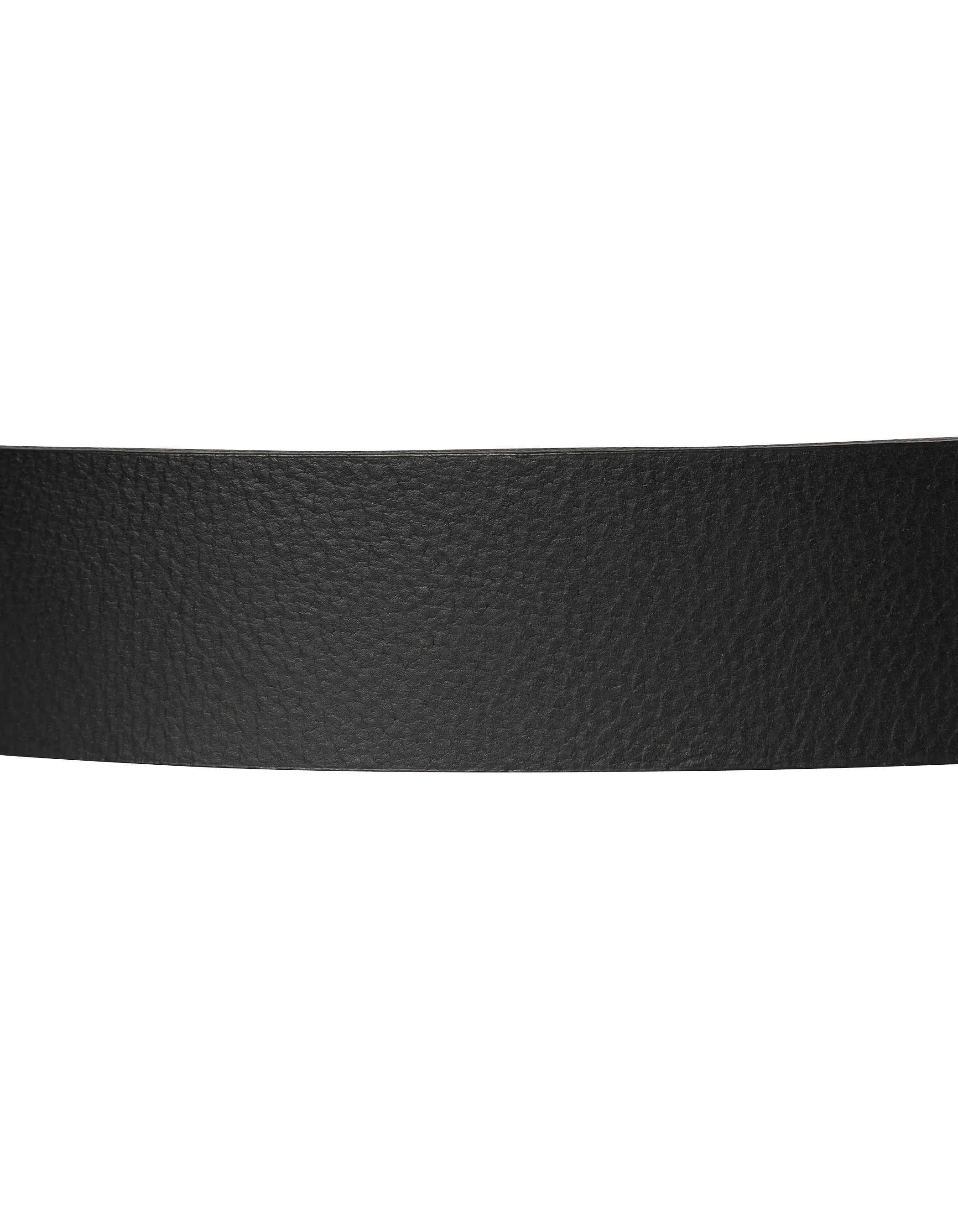 Cinturón negro con bucle grabado Schott NYC®, cuero de búfalo-6