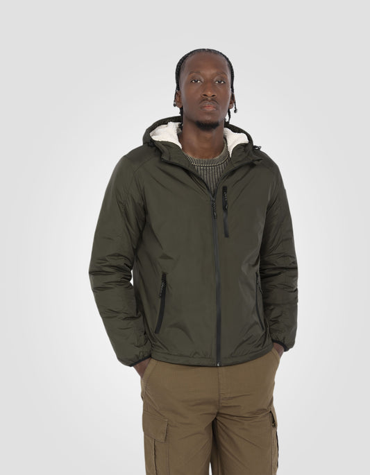 Sherpa säumte Khaki Parka
