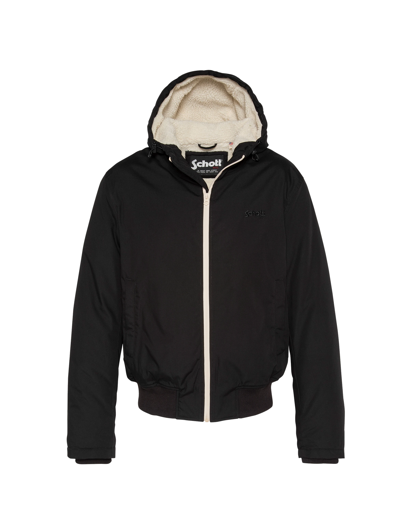 Multipoche nere con cappuccio