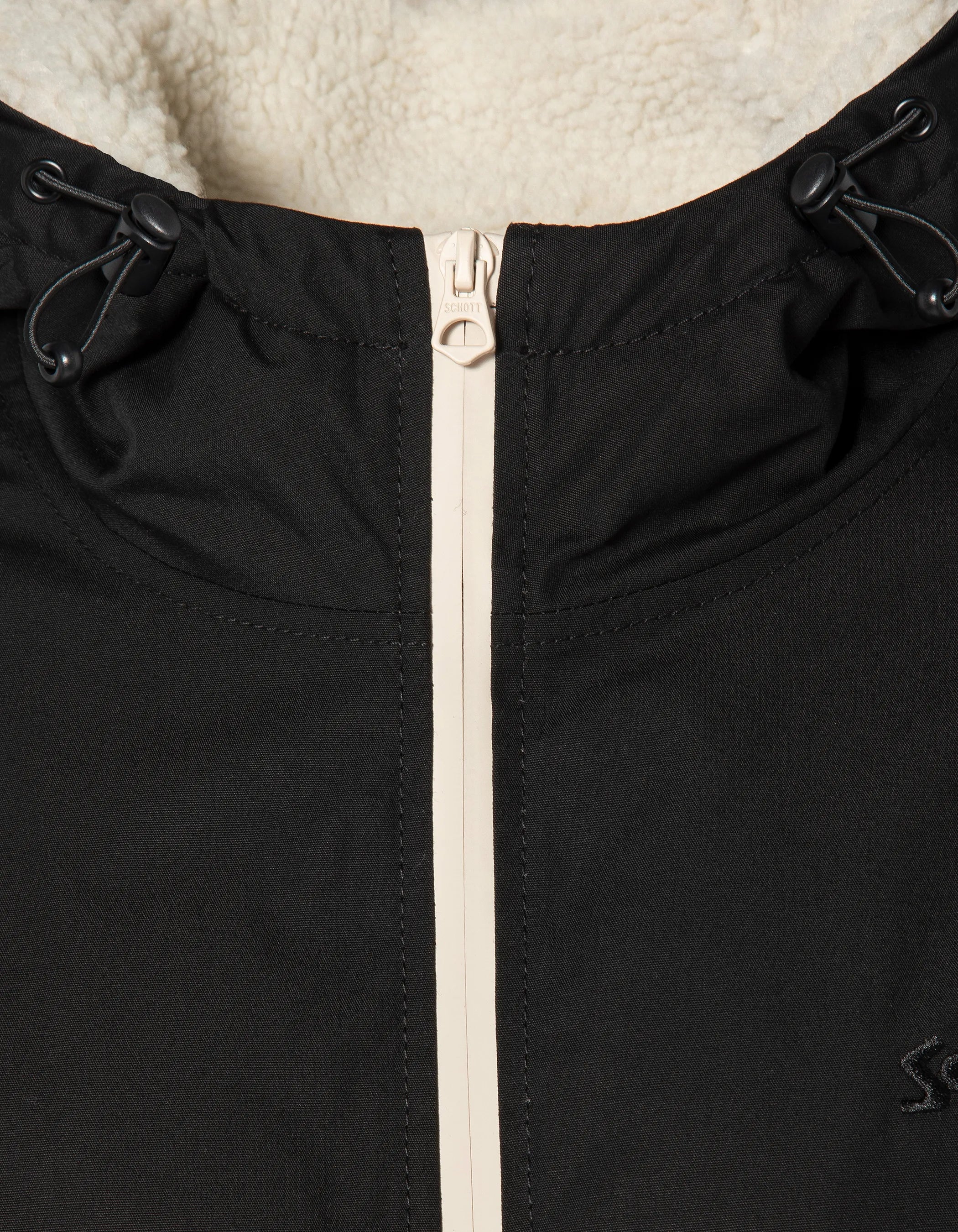 Multipoche nere con cappuccio-8