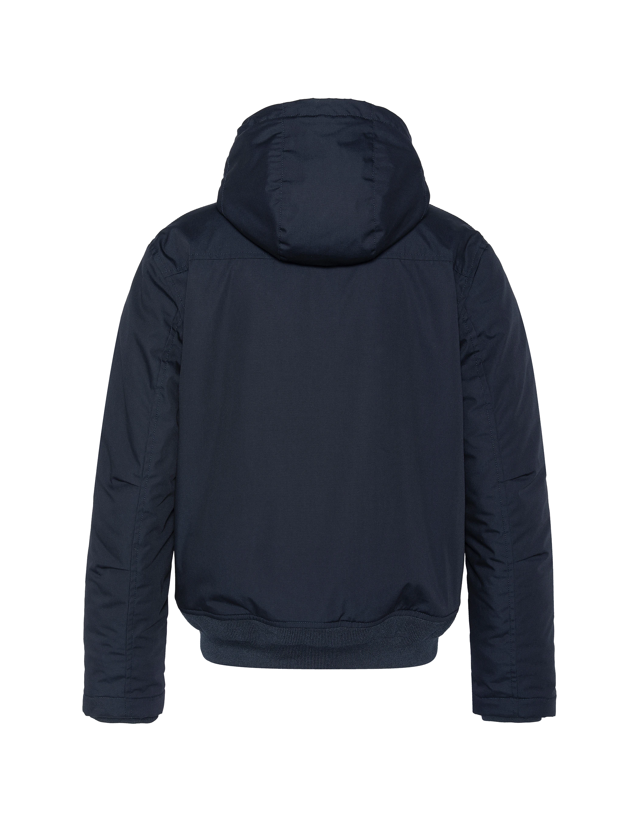 Multicipoches de parka azul marino con sudaderas con capucha-2