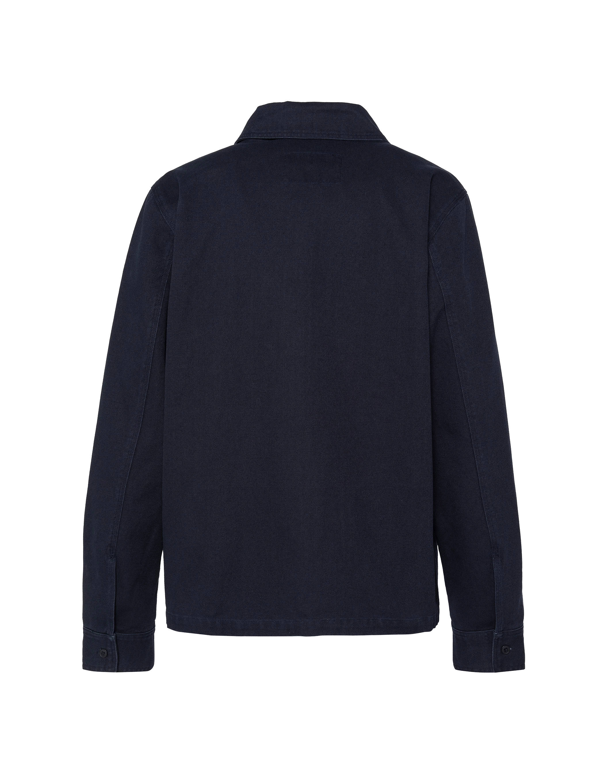 Veste worker canvas bleu marine-8