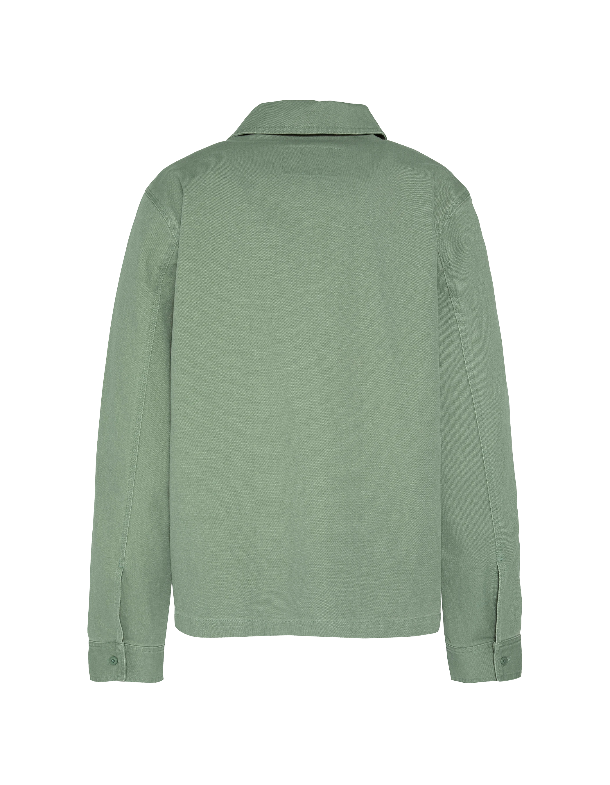 Veste worker canvas verte-8