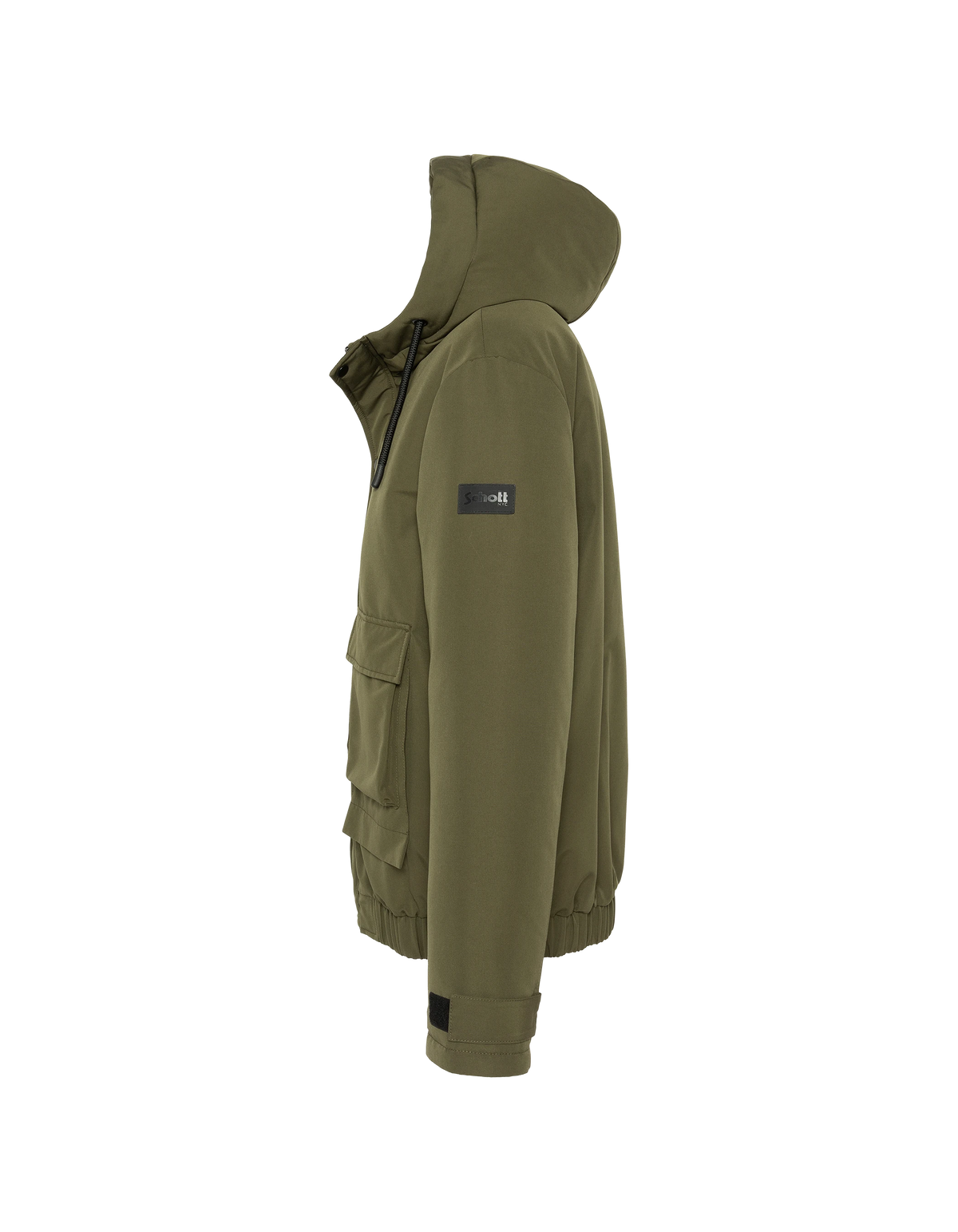 Parka caqui con capucha