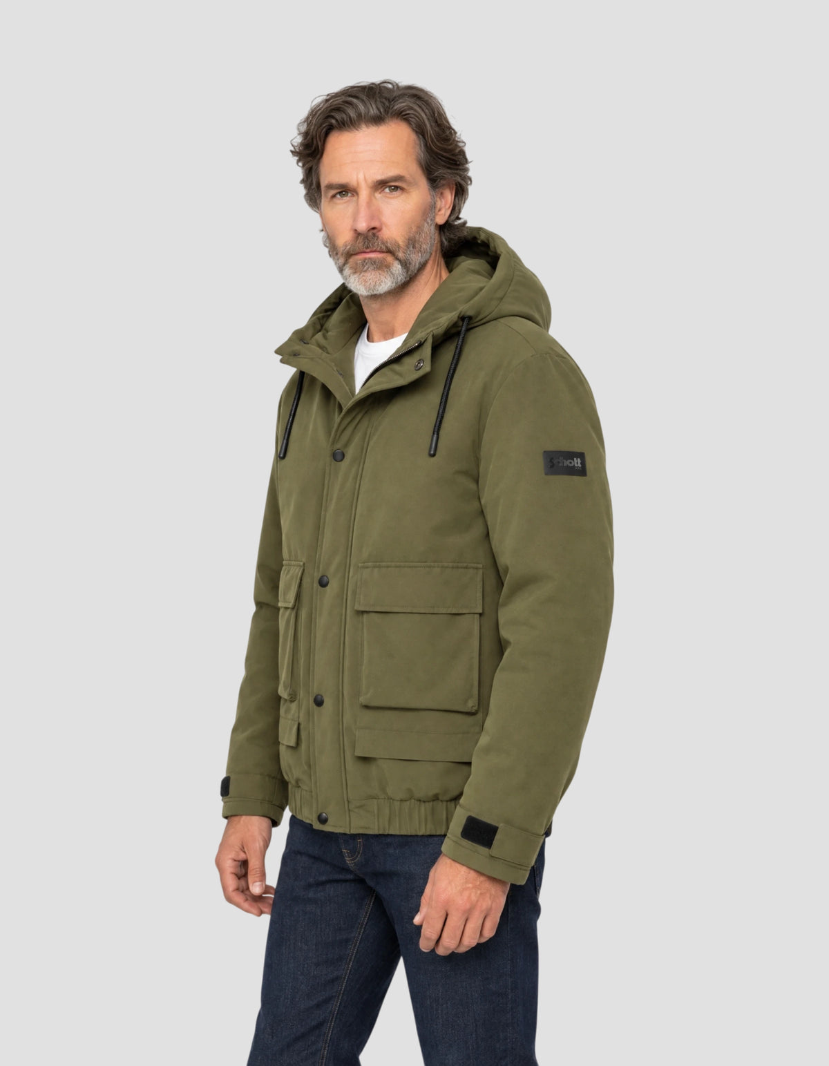 Parka caqui con capucha-3