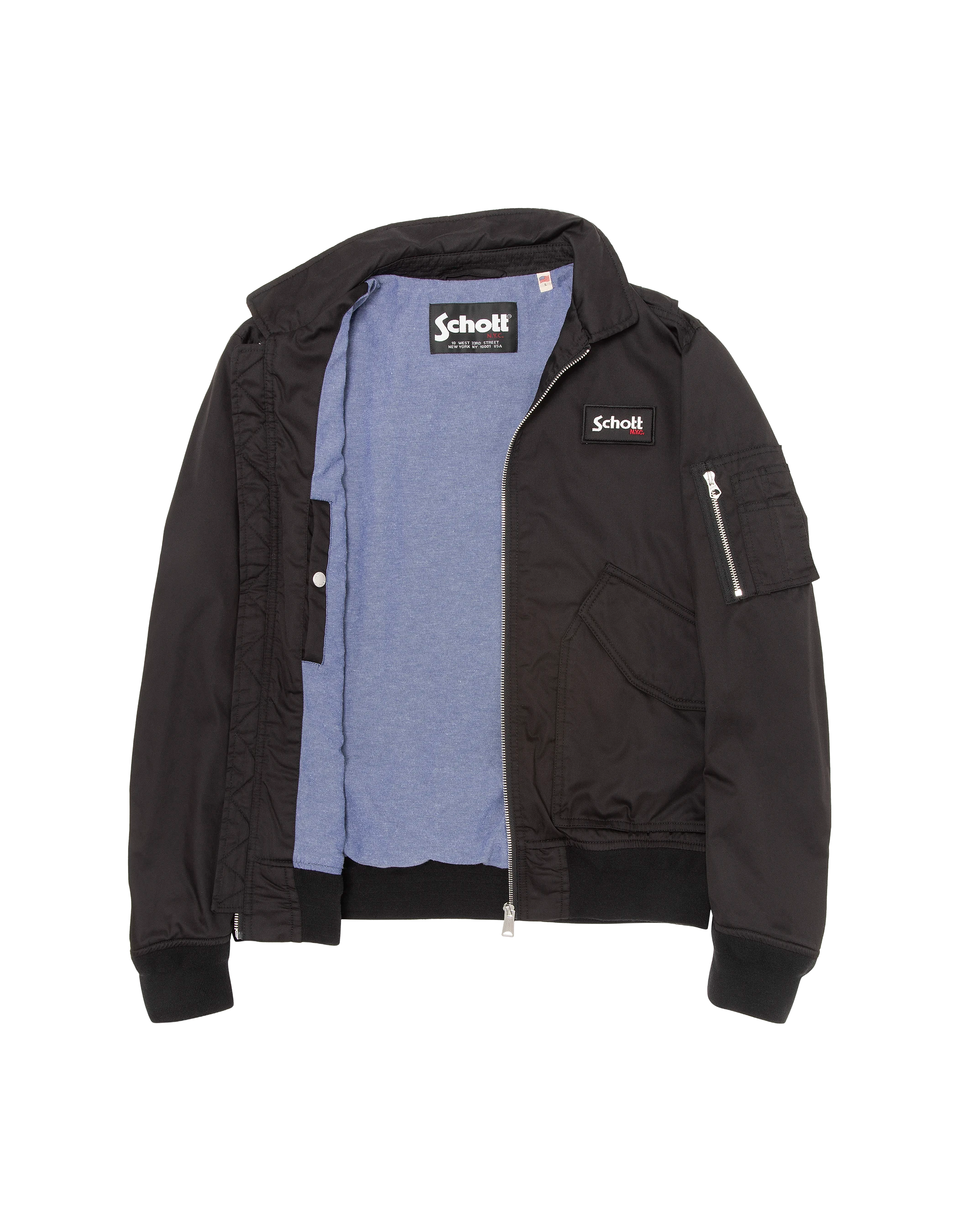 Blouson pilote léger noir type CWU-5