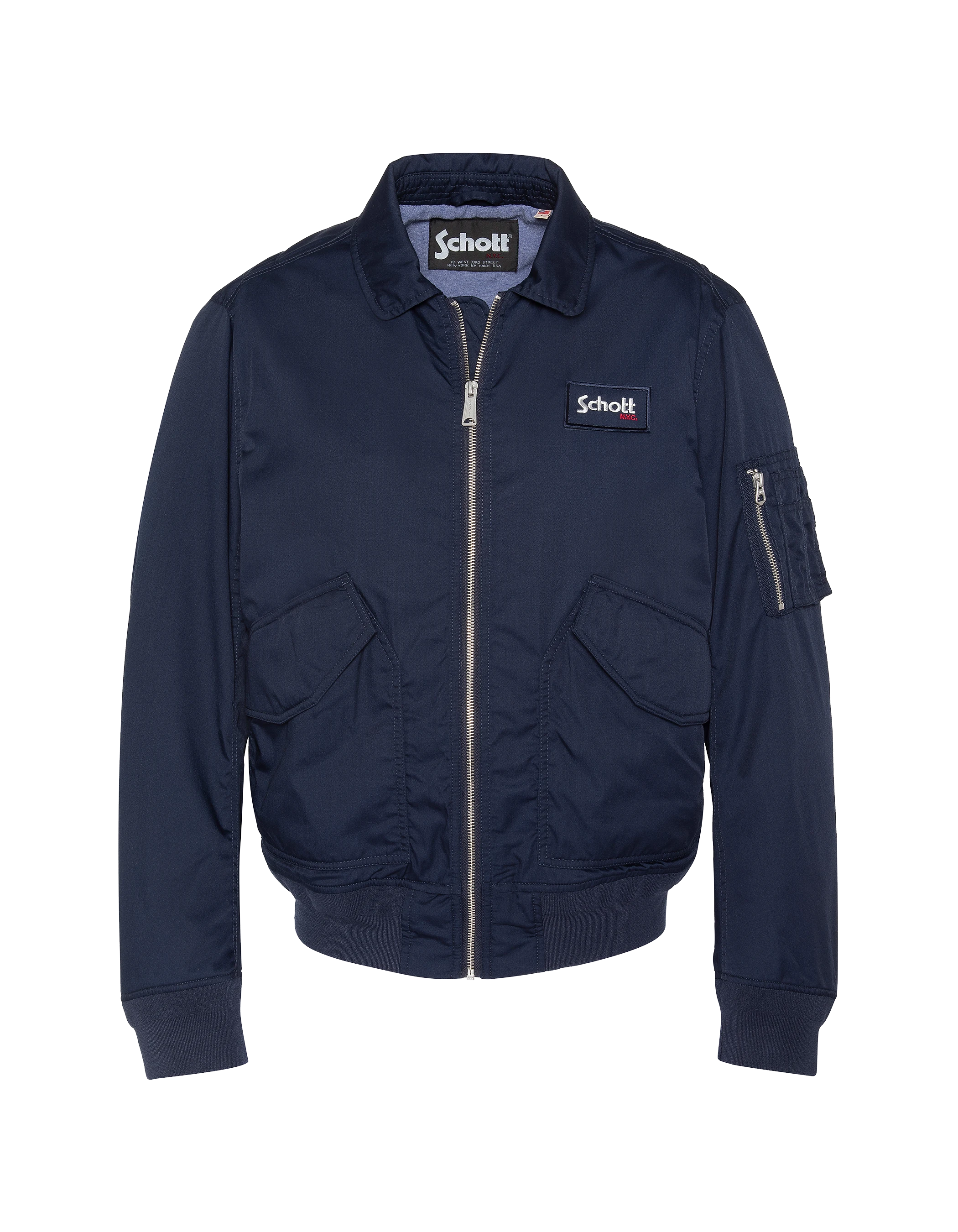 flight jacket light navy blue type CWU - CABARTLT | Schott NYC® flight jacket light navy blue type CWU - CABARTLT | Schott NYC®