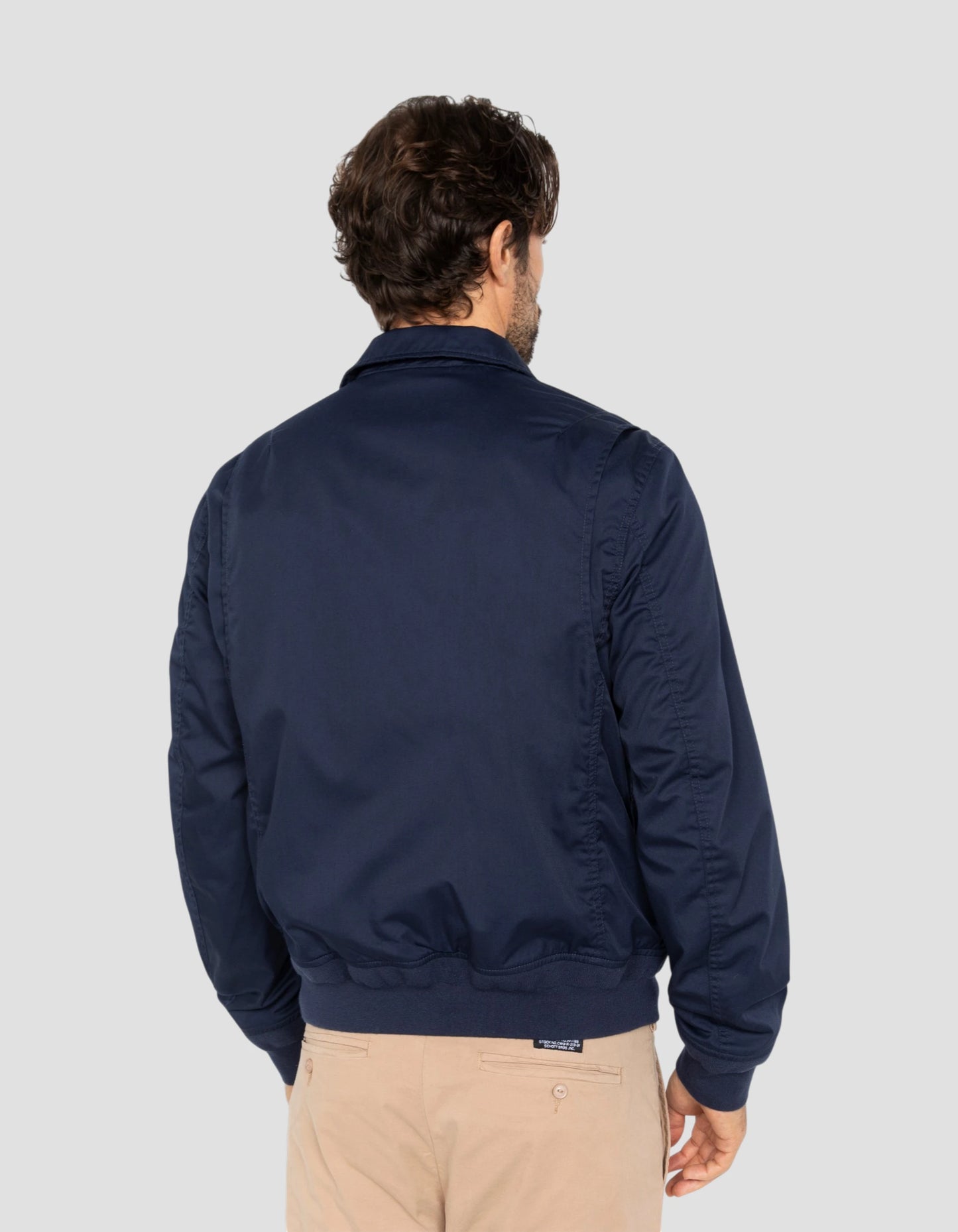 Blouson pilote léger bleu marine type CWU