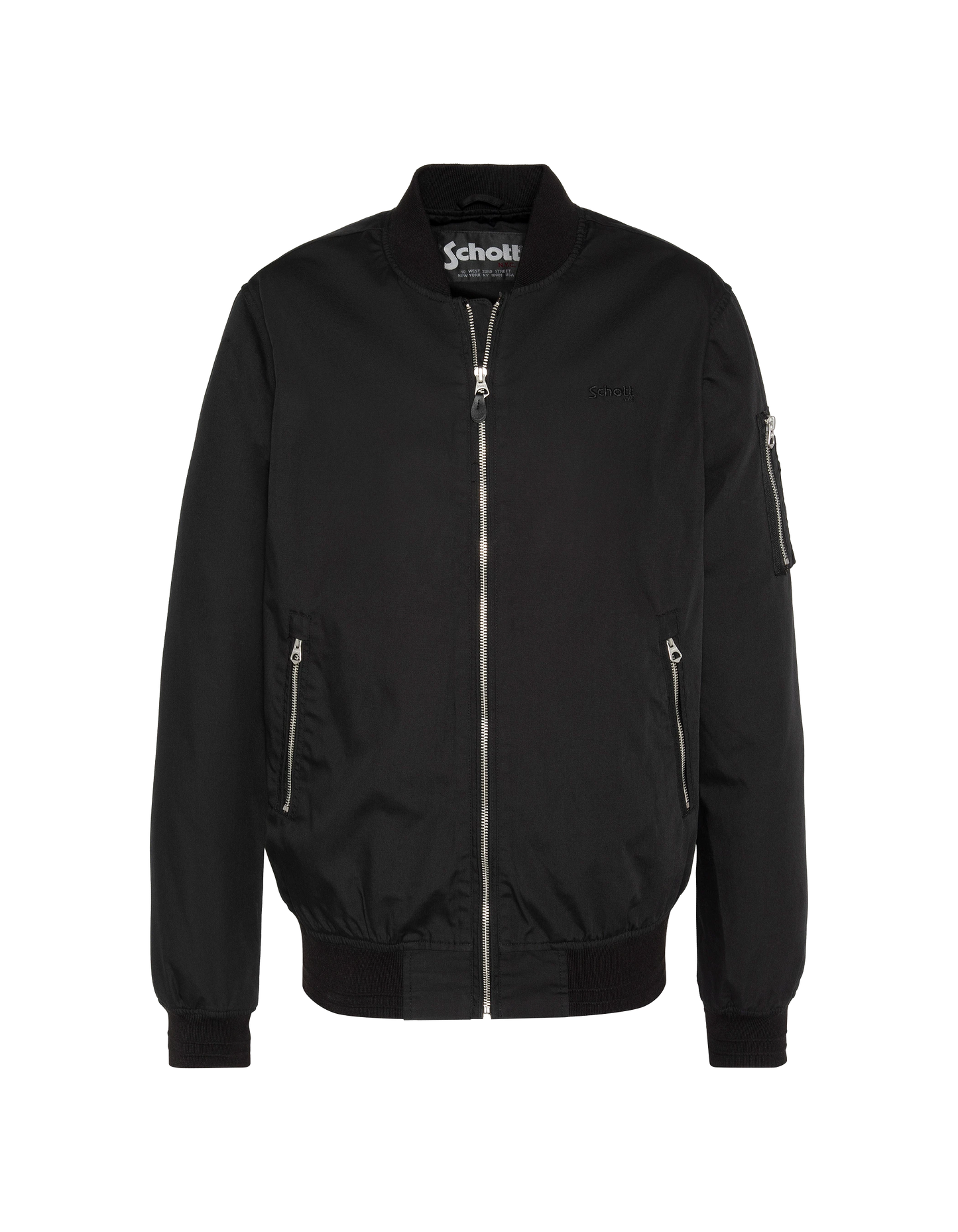 Bomber noir léger déperlant