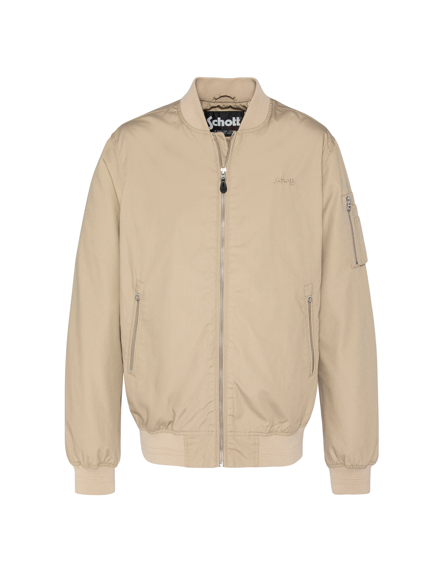 Bomber beige clair léger déperlant