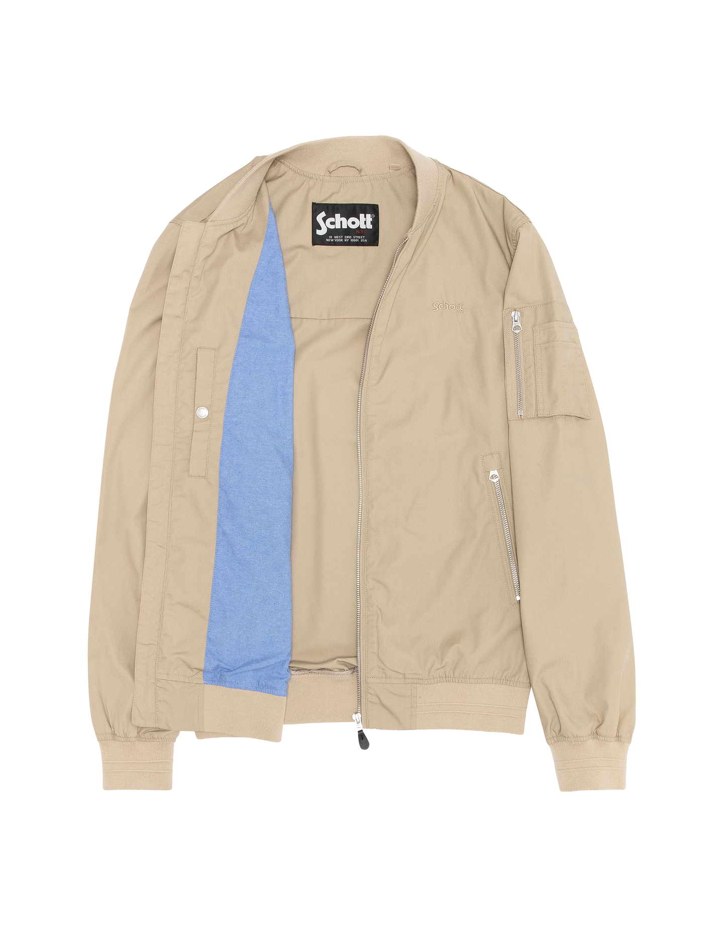 Bomber beige clair léger déperlant