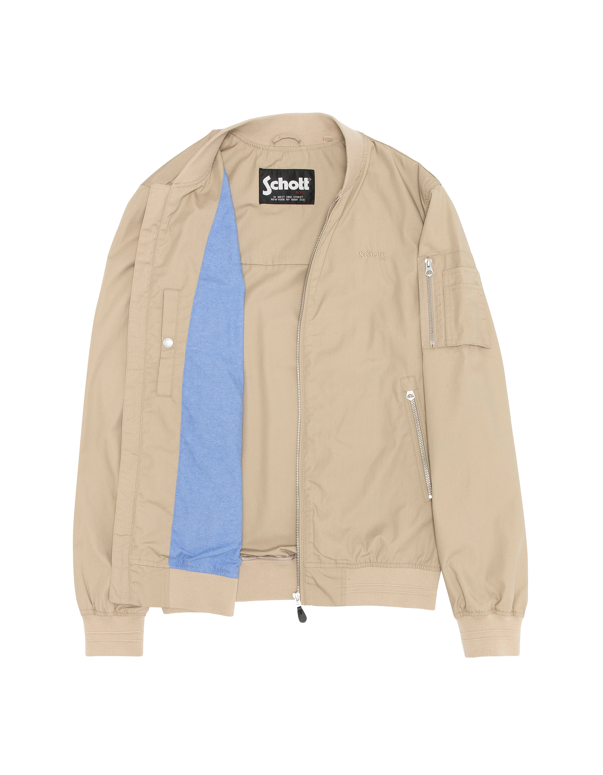 Bomber beige clair léger déperlant-7