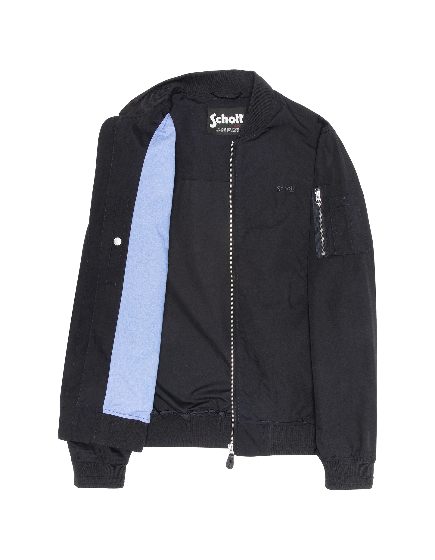 Bomber bleu marine léger déperlant