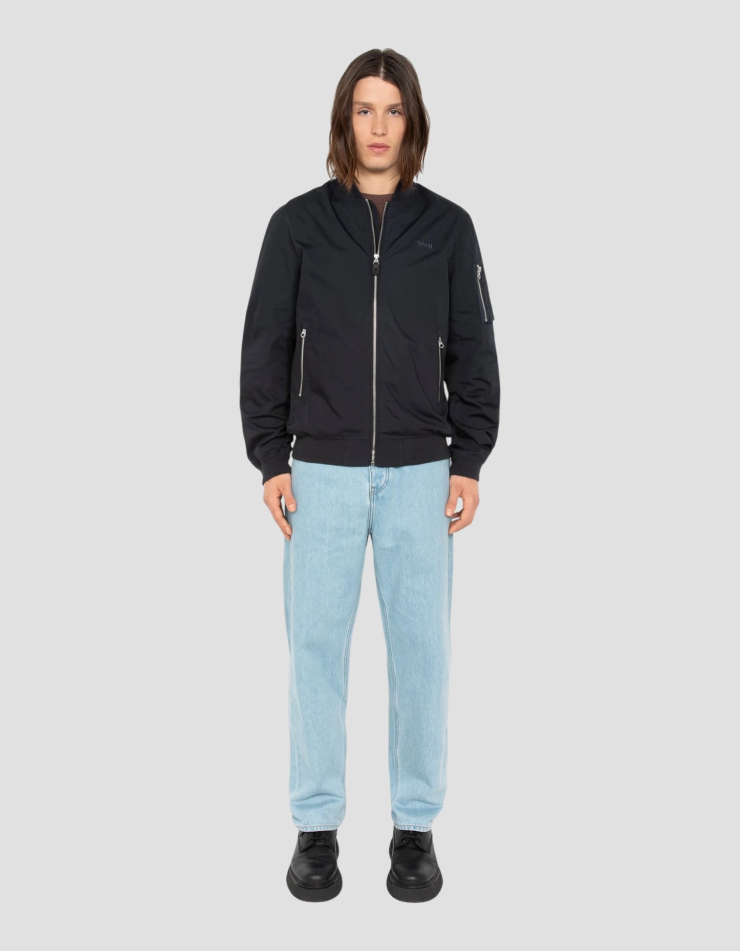 Bomber bleu marine léger déperlant