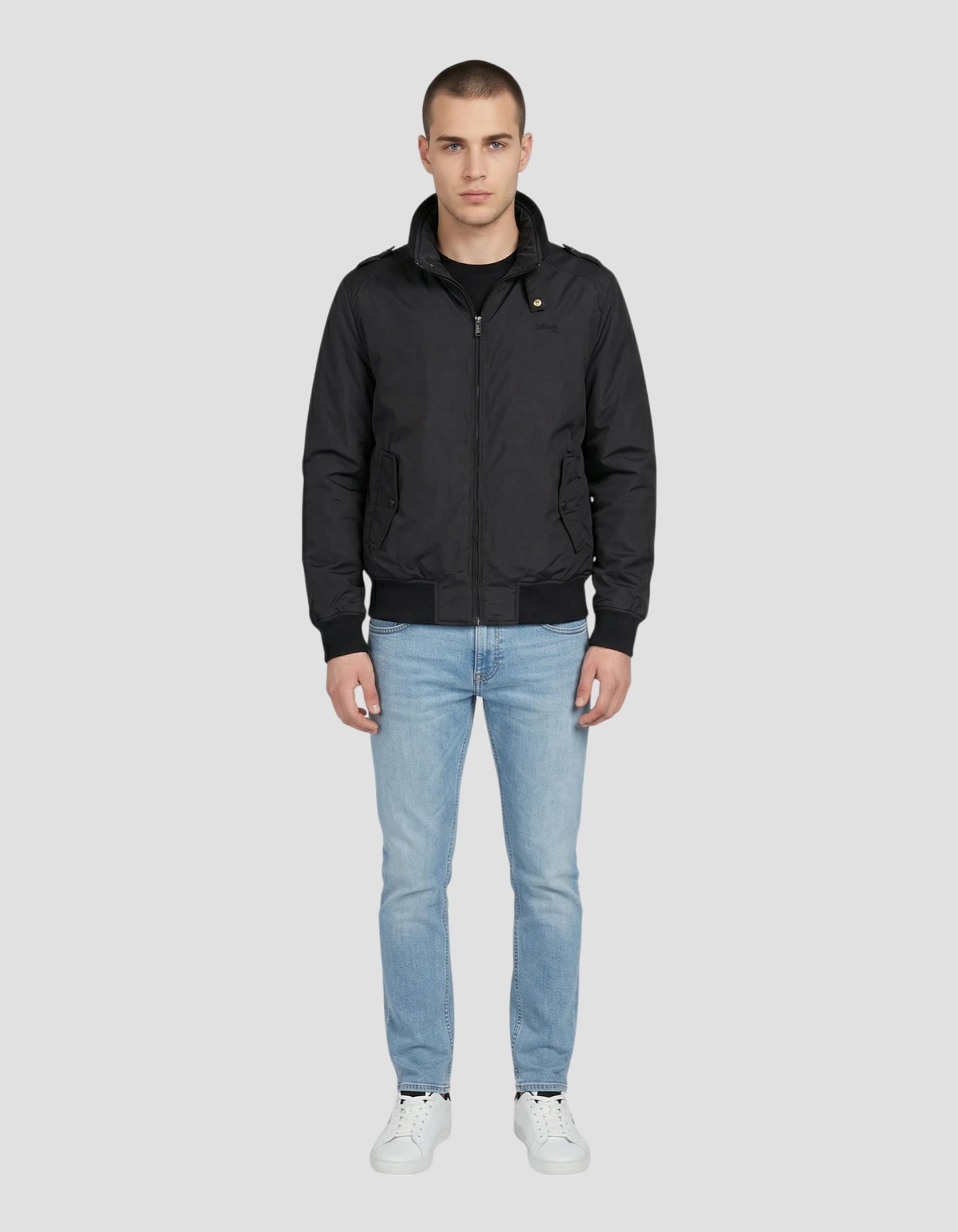 Black casual jacket