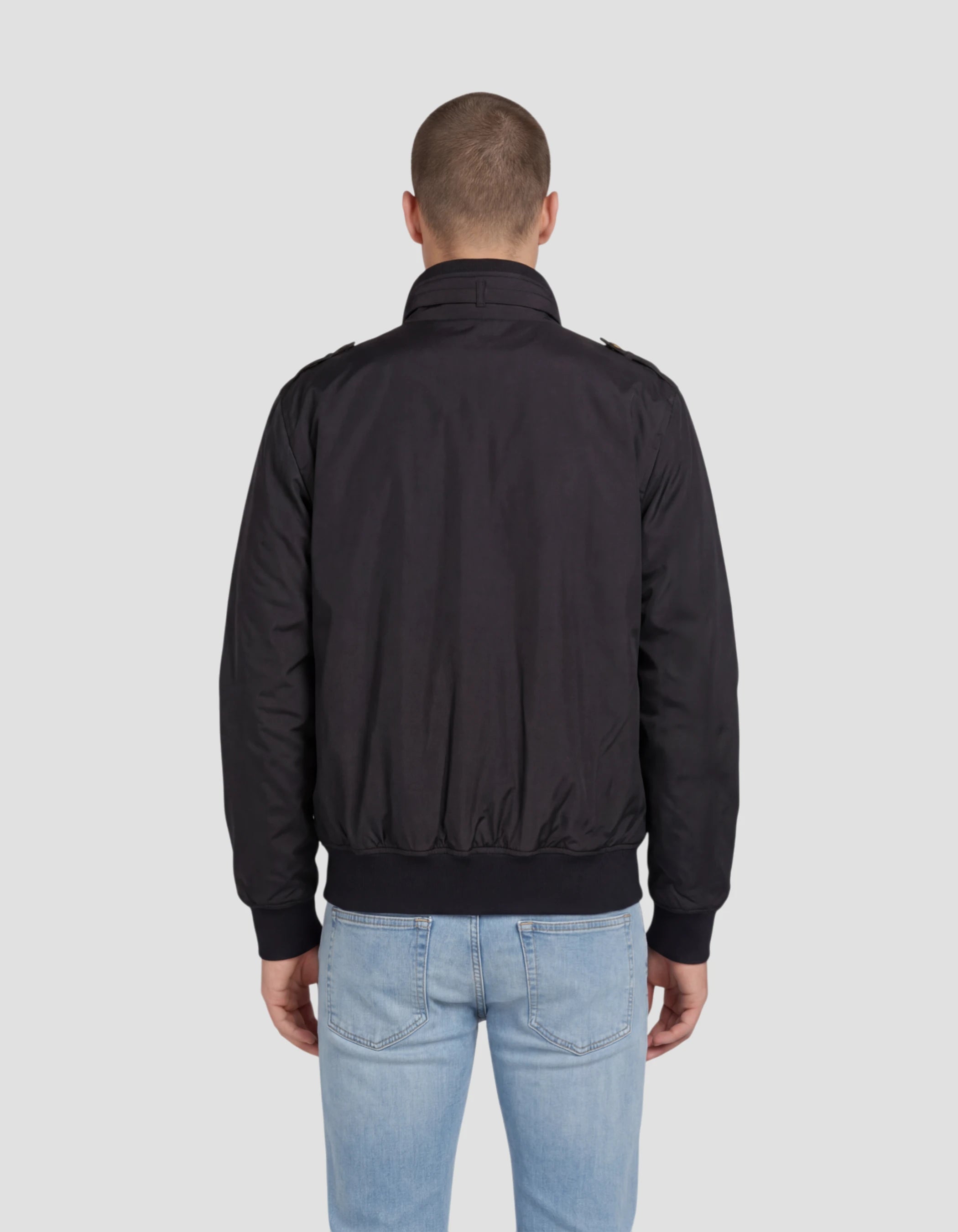 Black casual jacket-4