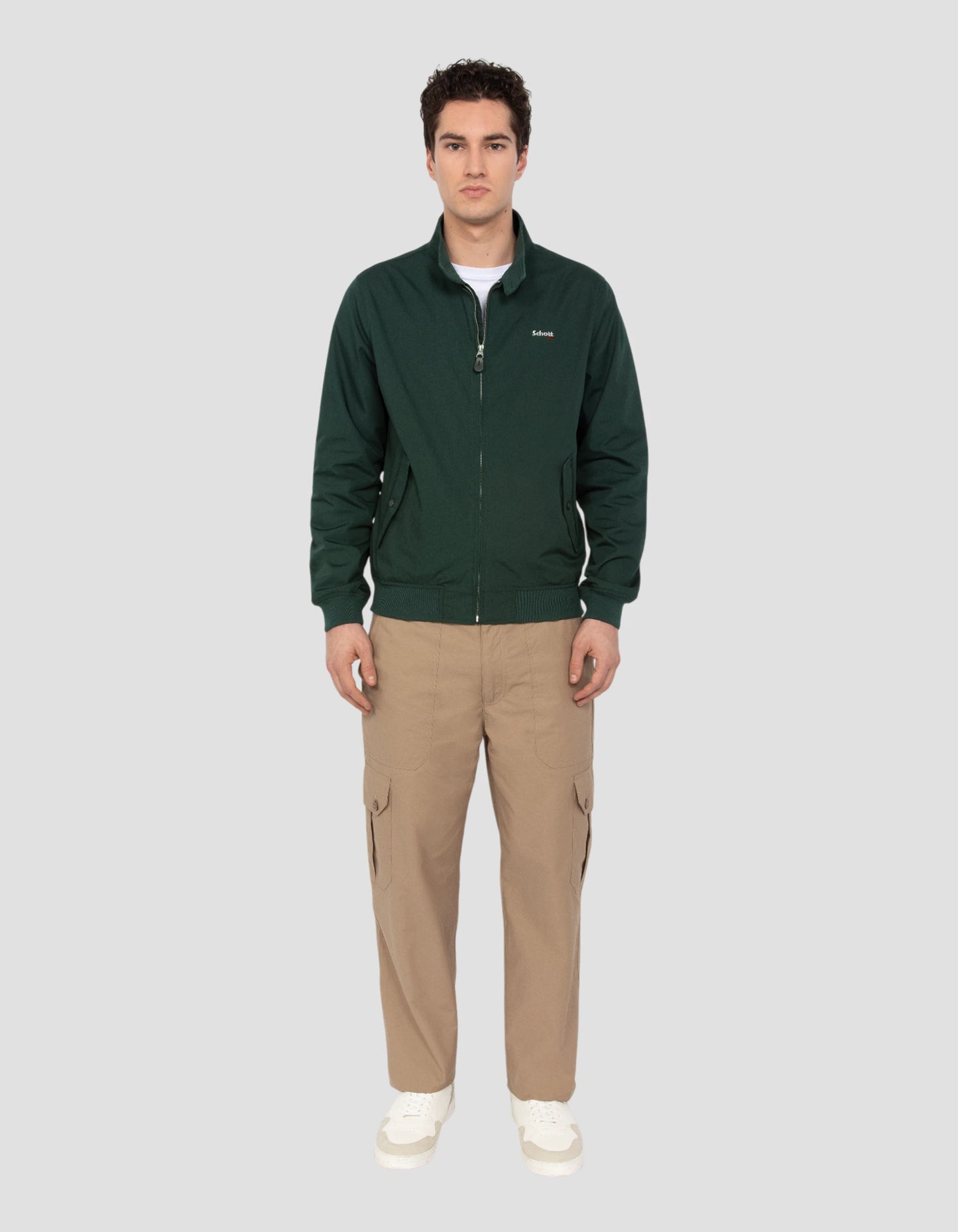 Blouson stardust vert foncé