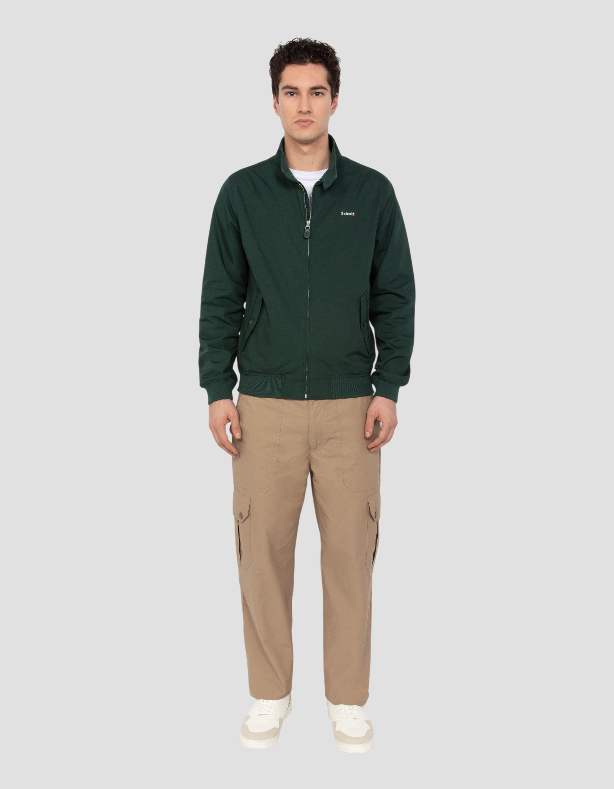 Blouson stardust vert foncé-1