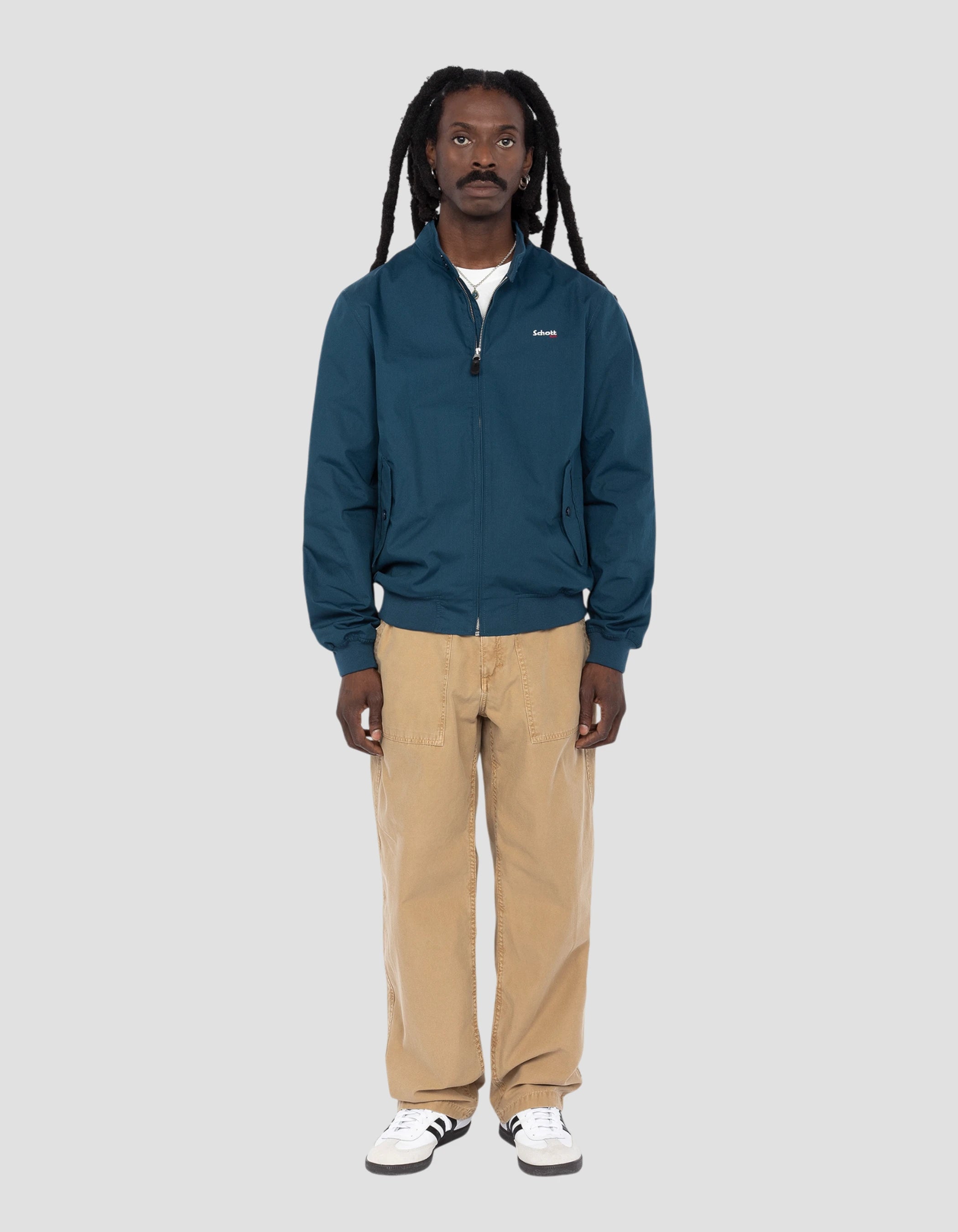 Blouson stardust bleu-1