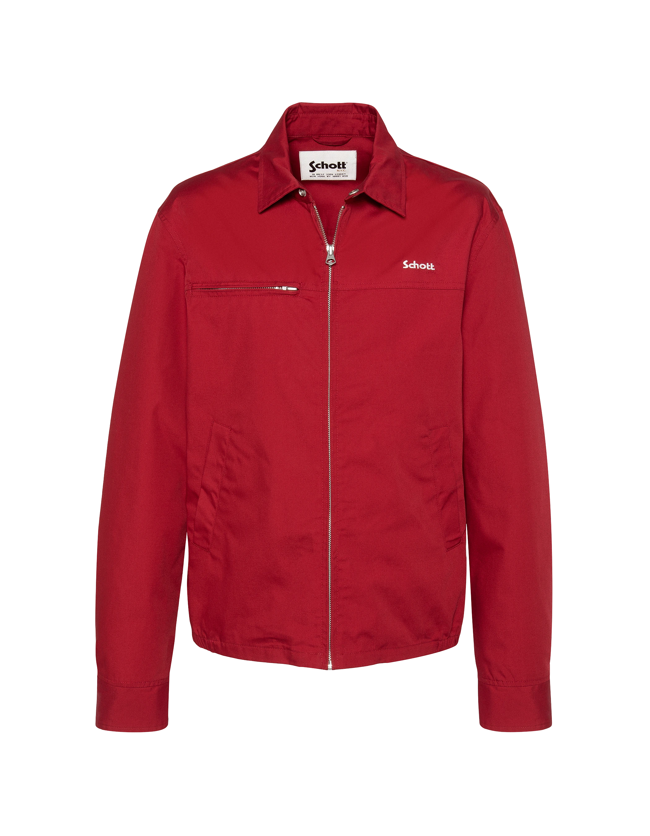 Giacca casual rosso scuro-2