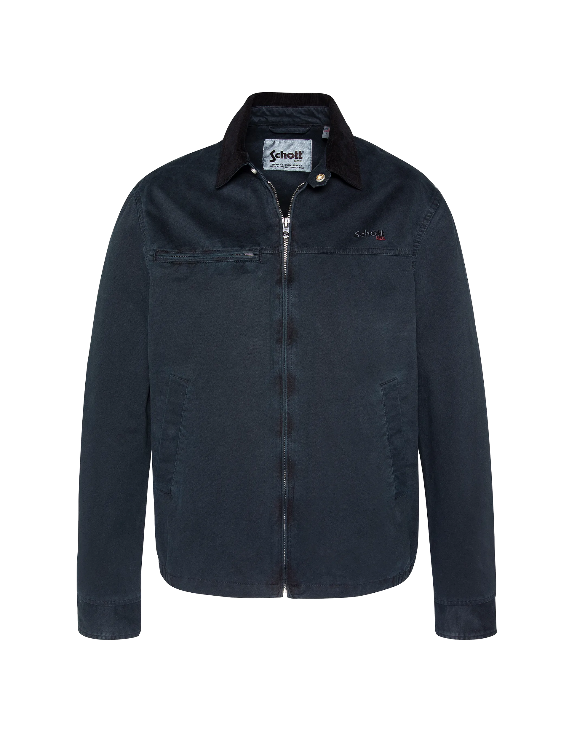 Navy work jacket - CADAMSWASH | Schott NYC®