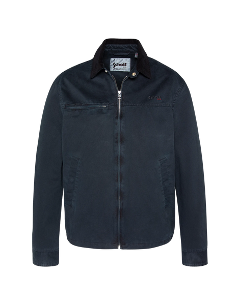 Navy work jacket - CADAMSWASH | Schott NYC®