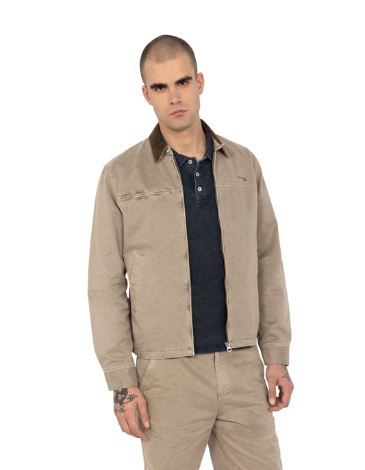 Blouson worker taupe