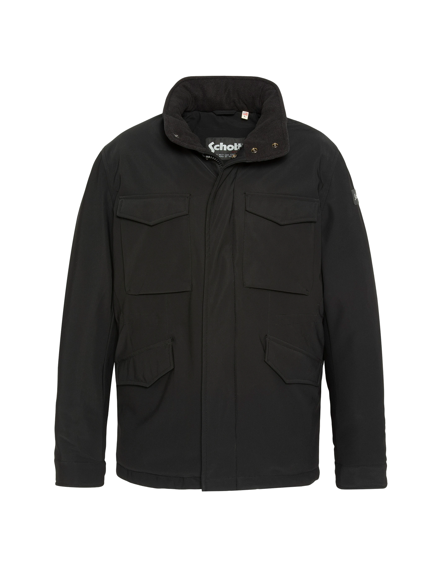 Multipoche nere con cappuccio