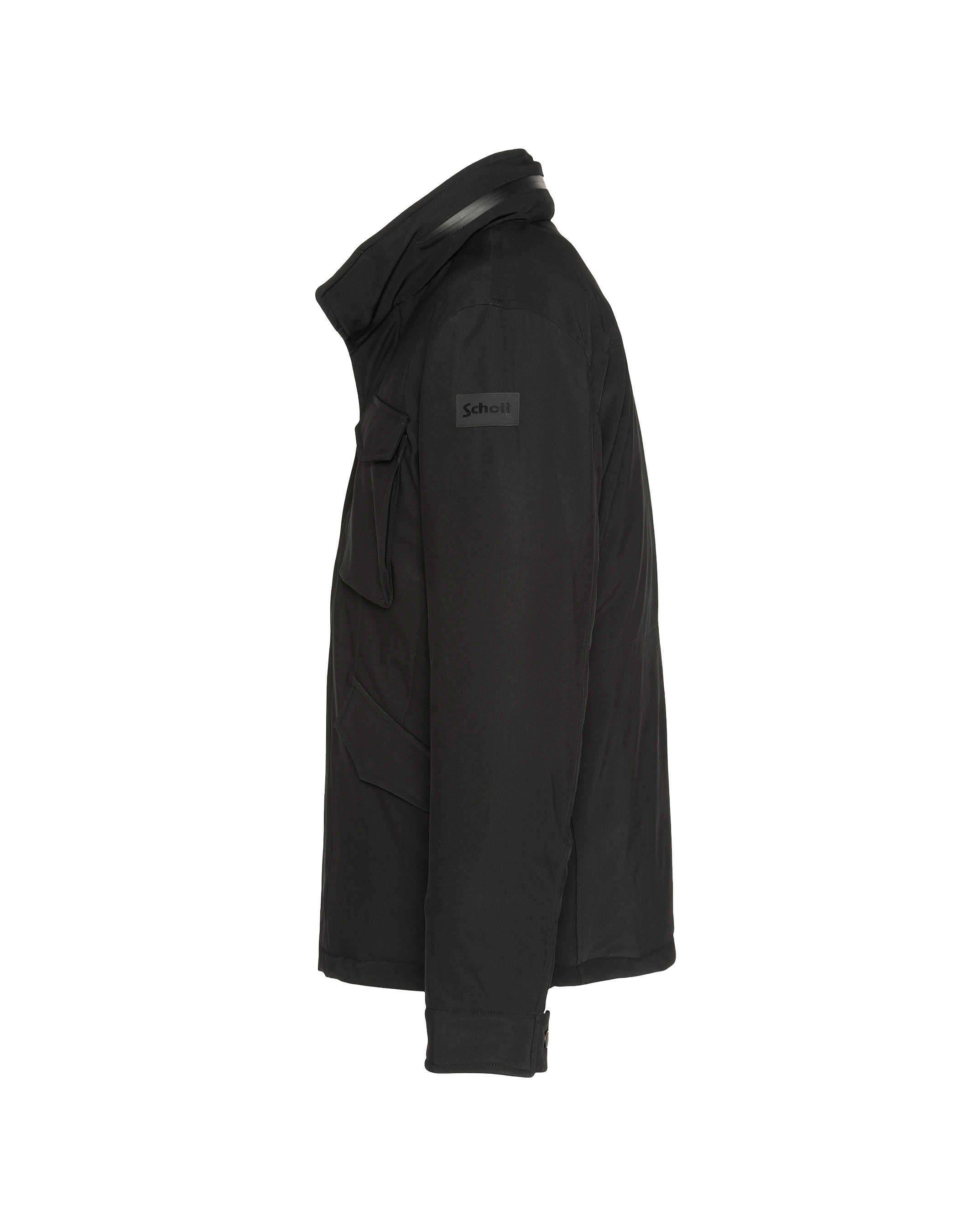 Multipoche nere con cappuccio-3