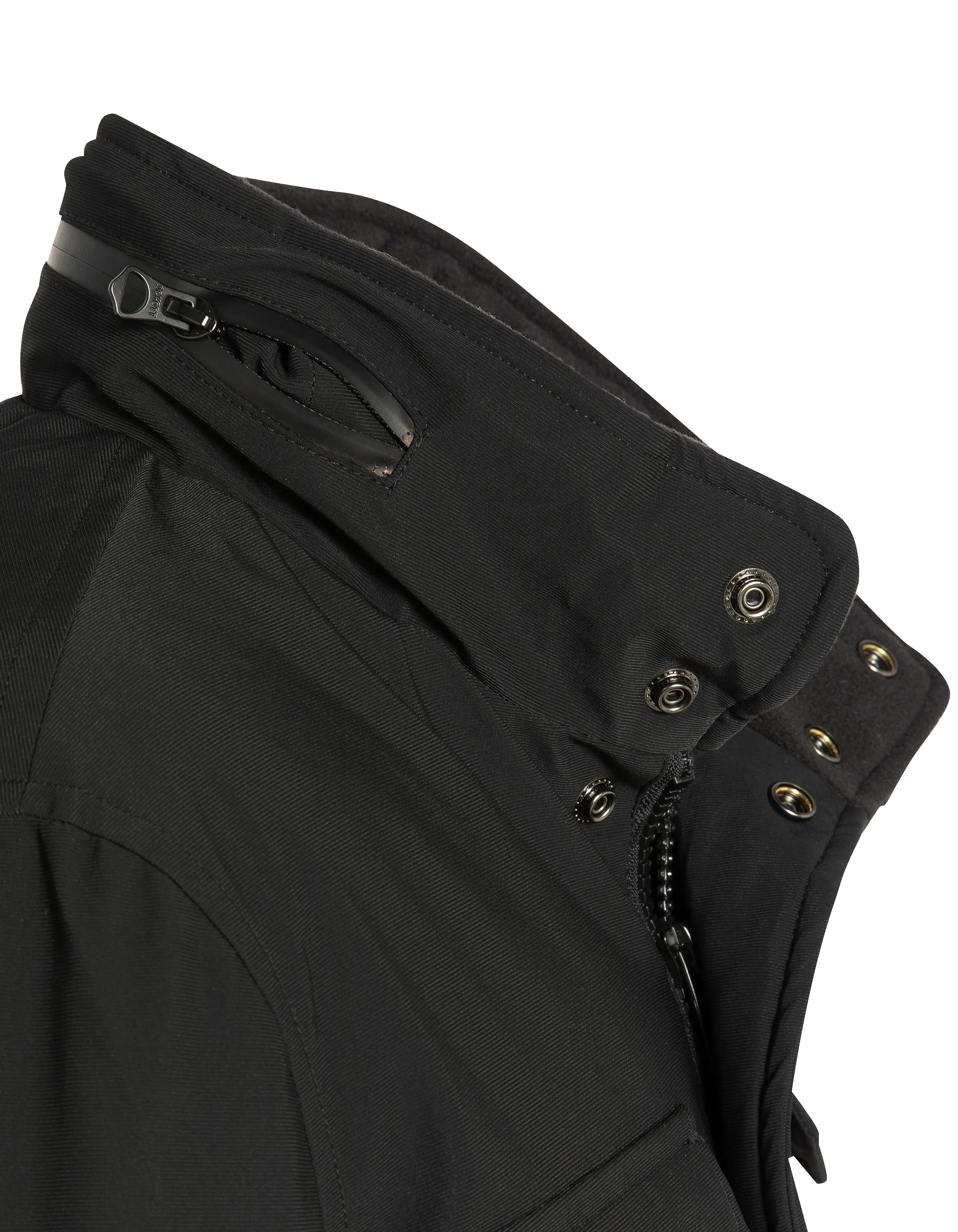 Multipoche nere con cappuccio-5