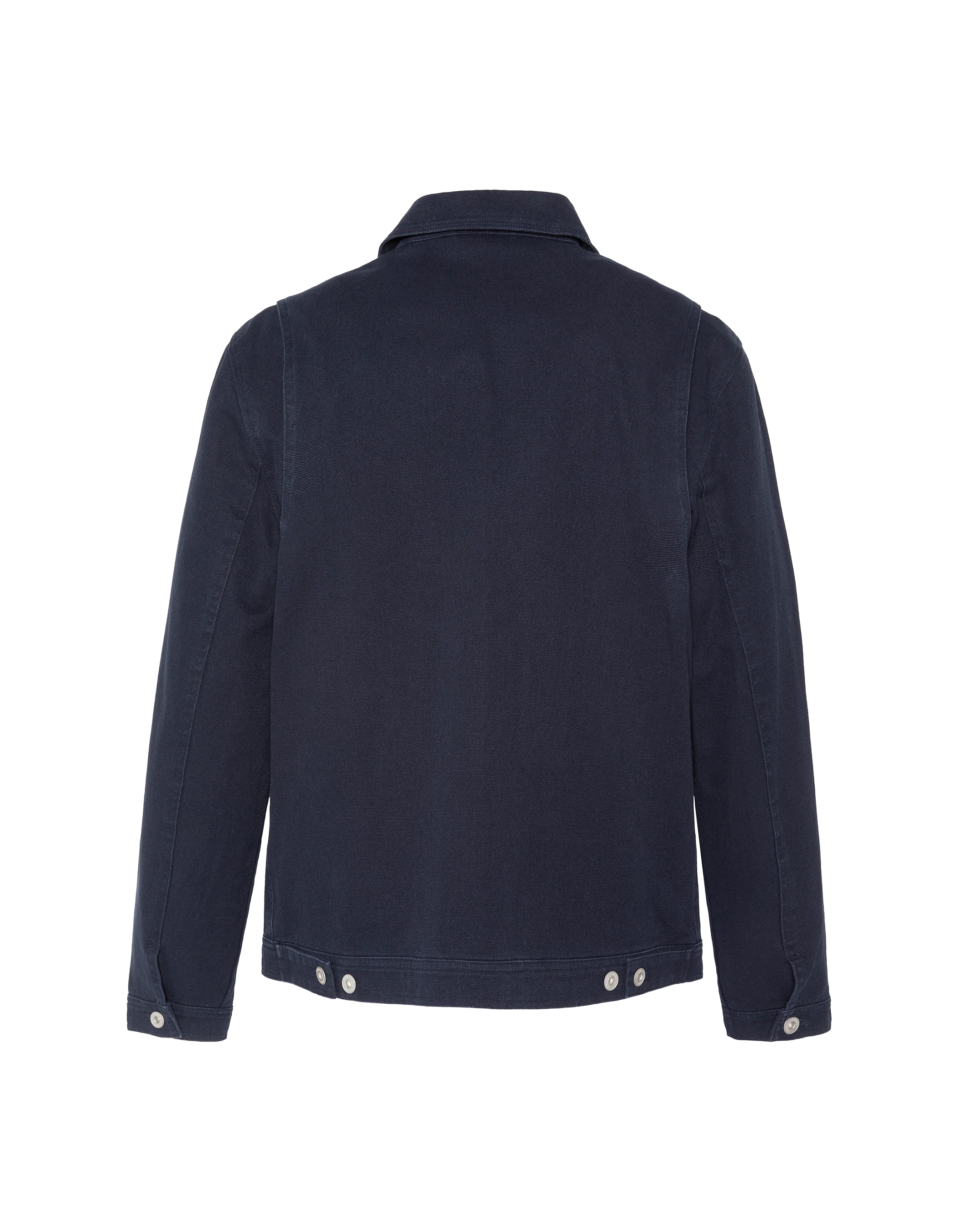 Blouson worker canvas bleu marine-7