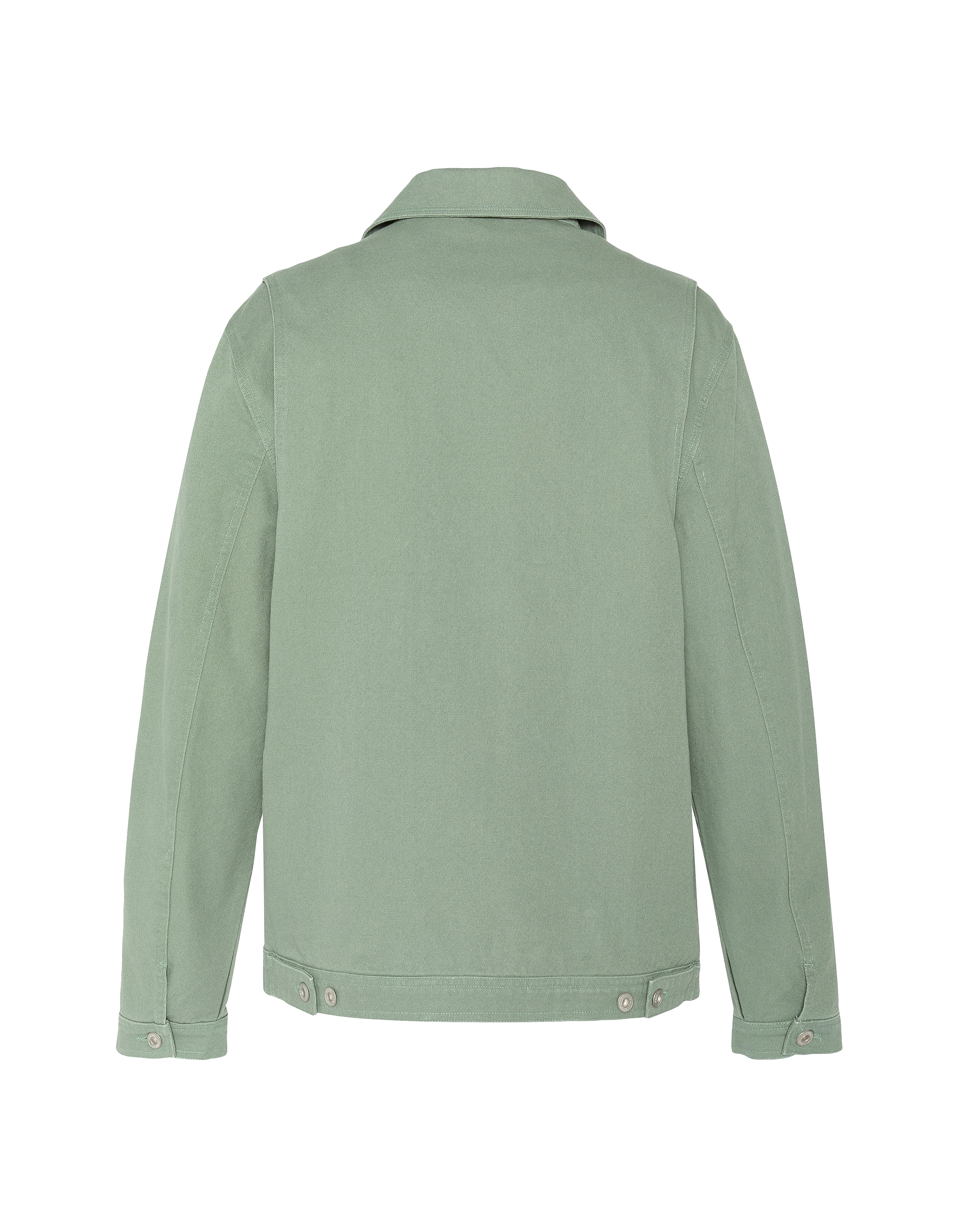 Blouson worker canvas vert-2