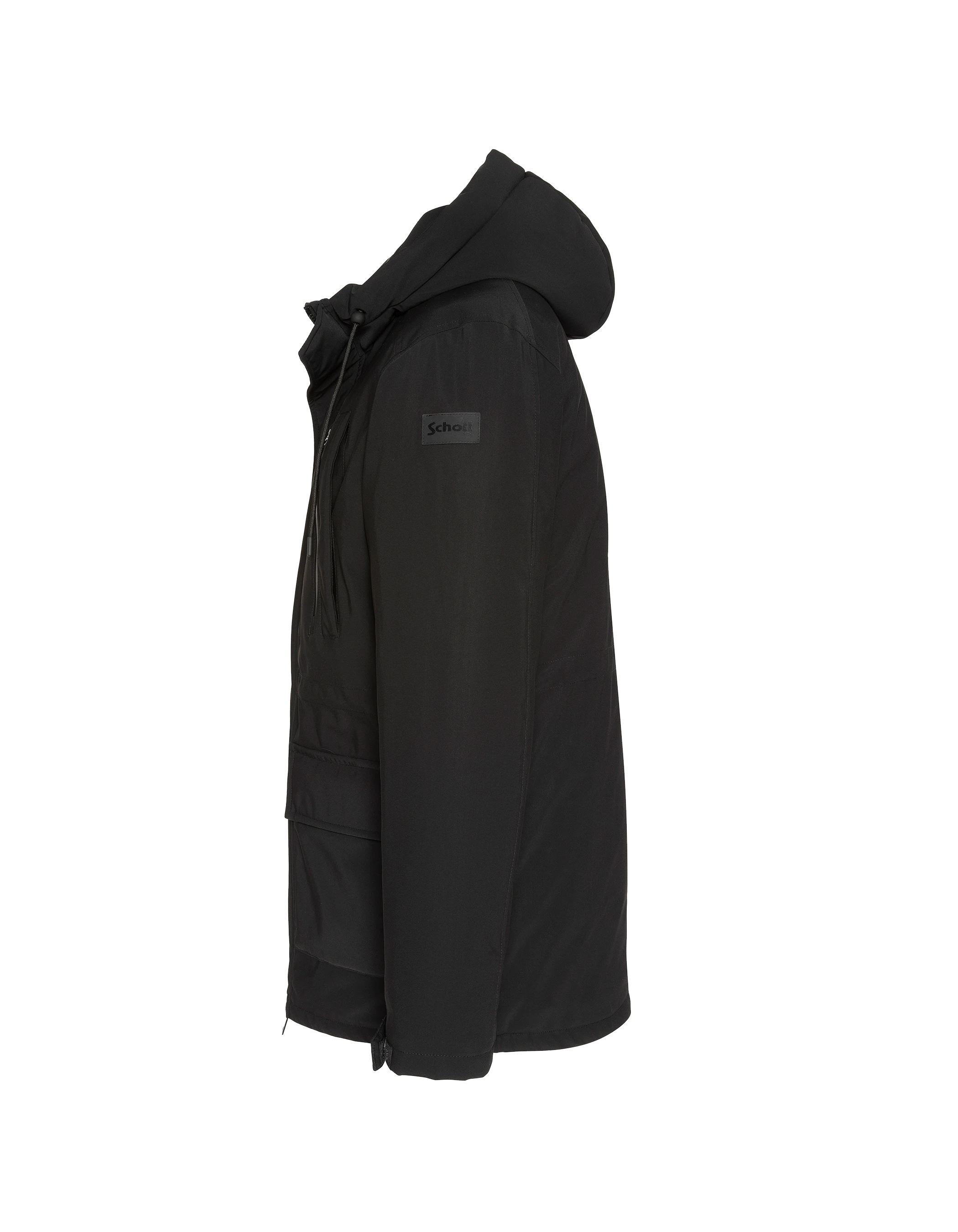 Multipoche nere con cappuccio-4