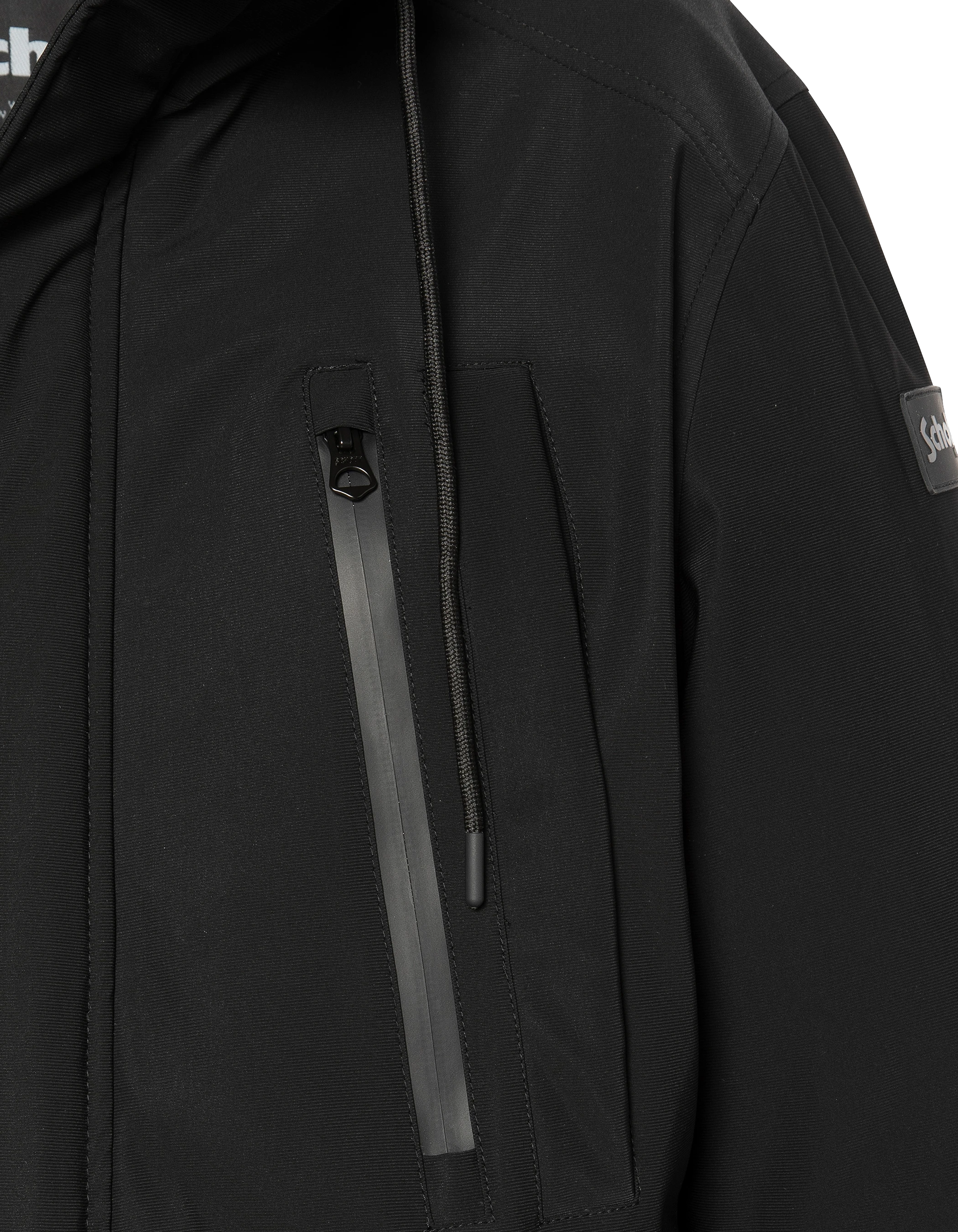 Multipoche nere con cappuccio-5