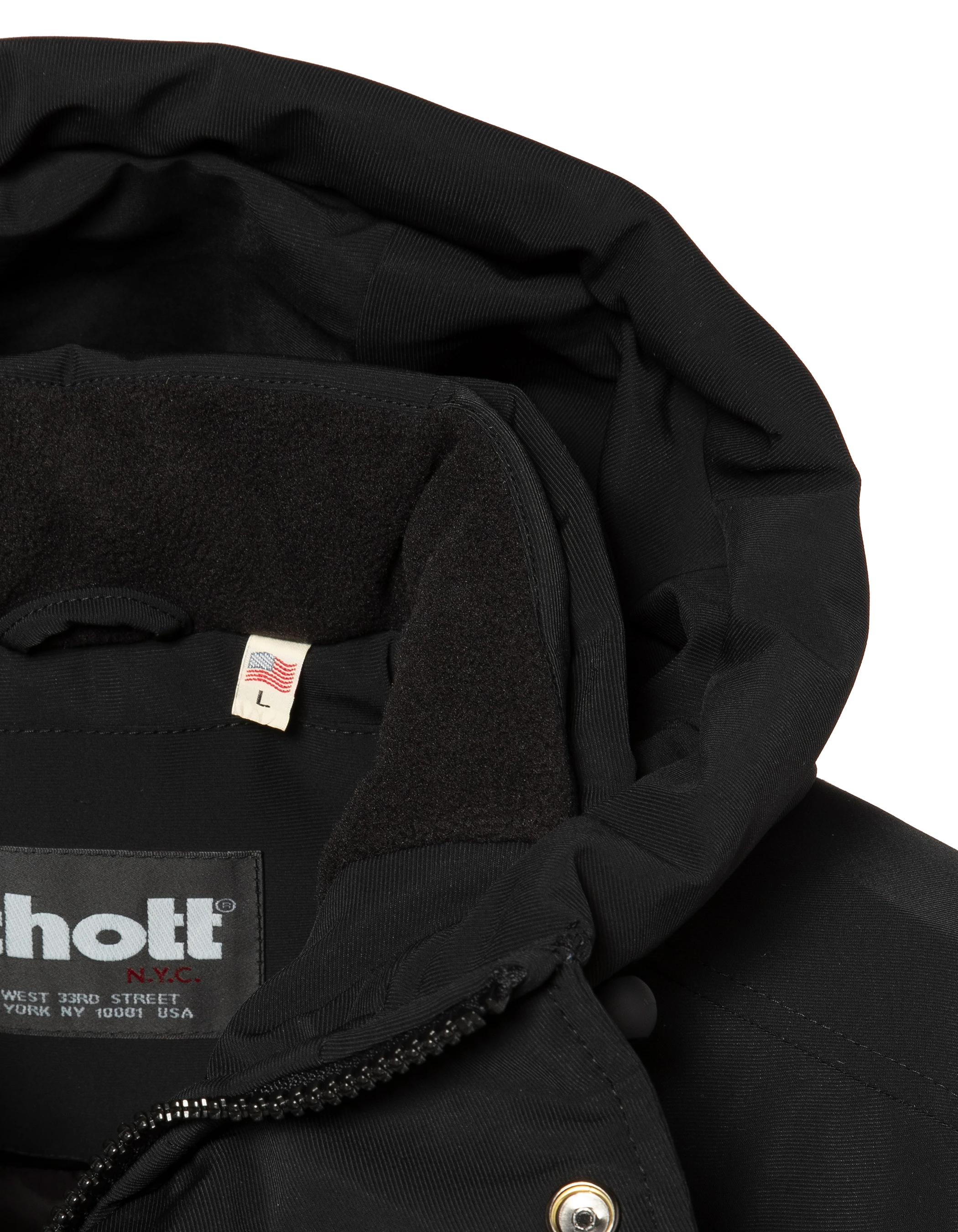 Multipoche nere con cappuccio-6