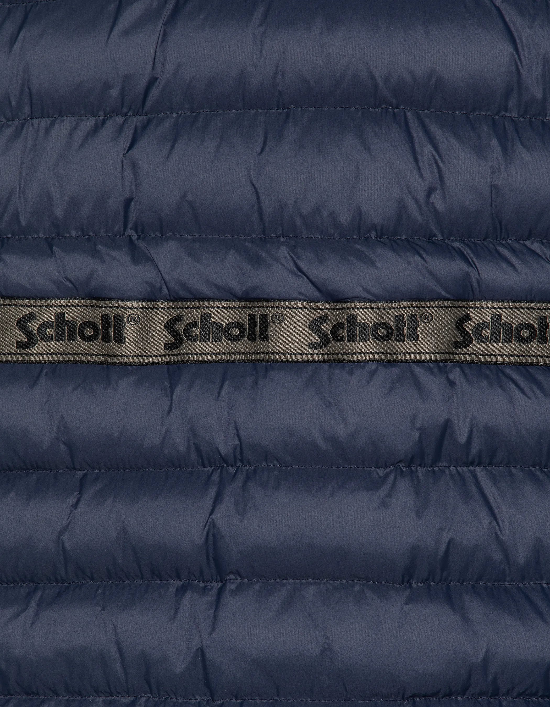 Navy Parka Multipoches con felpa con cappuccio-7