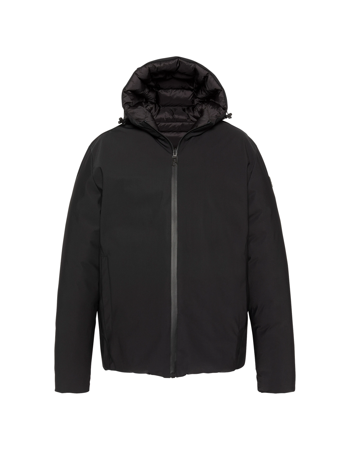 Blouson/doudoune technique réversible noir-1