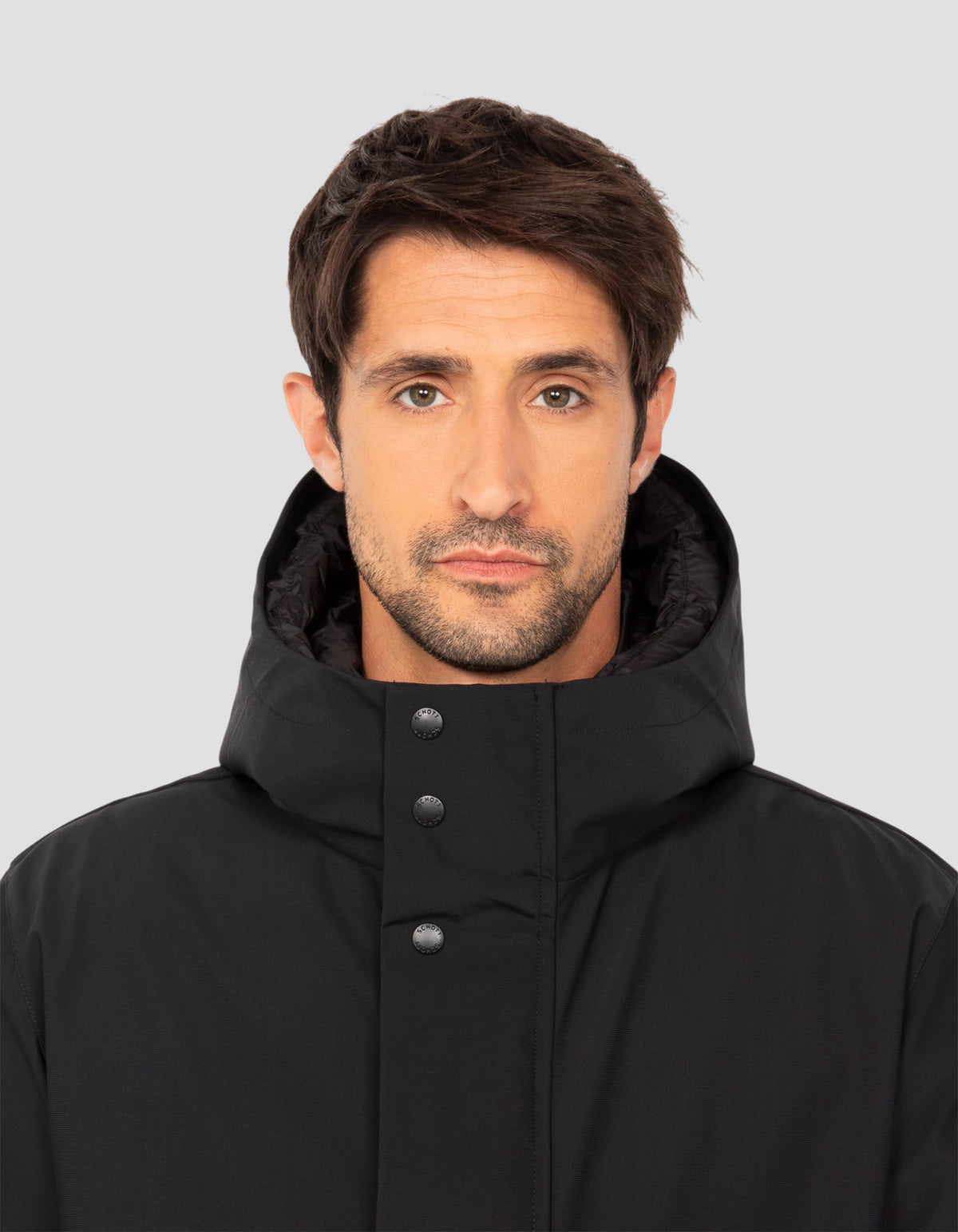 Parka technique à capuche 3 en 1 noire-6
