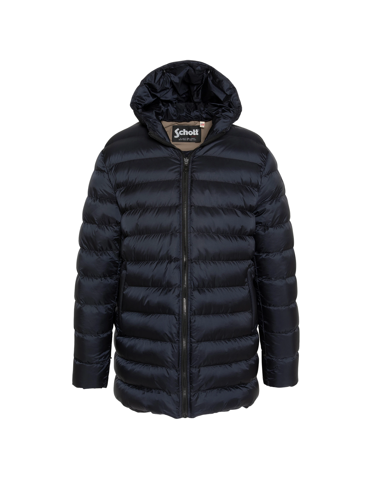 Technischer 3-in-1-Parka mit Kapuze in Dunkelbeige und Marineblau-6