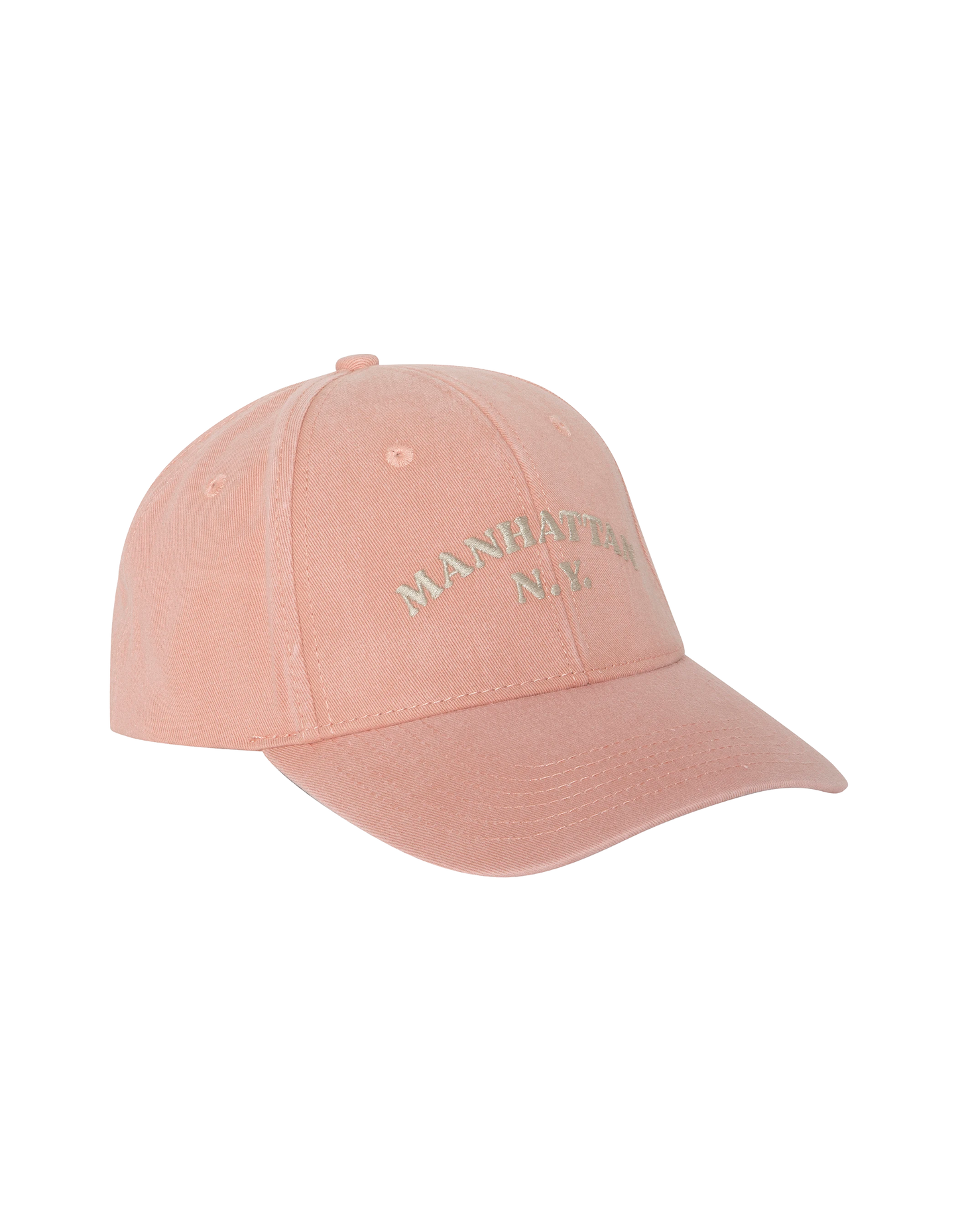 Casquette city district rose poudré