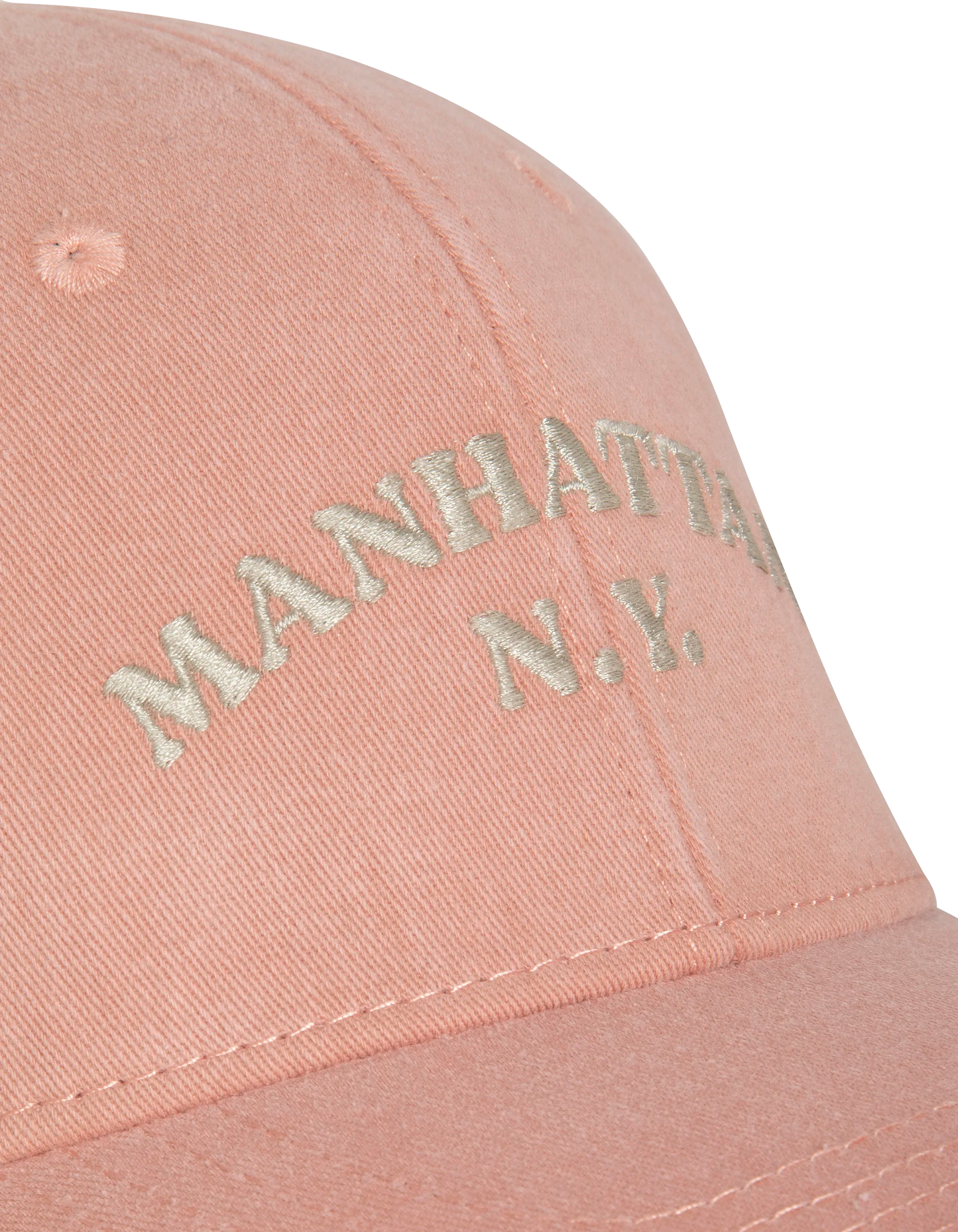 Casquette city district rose poudré